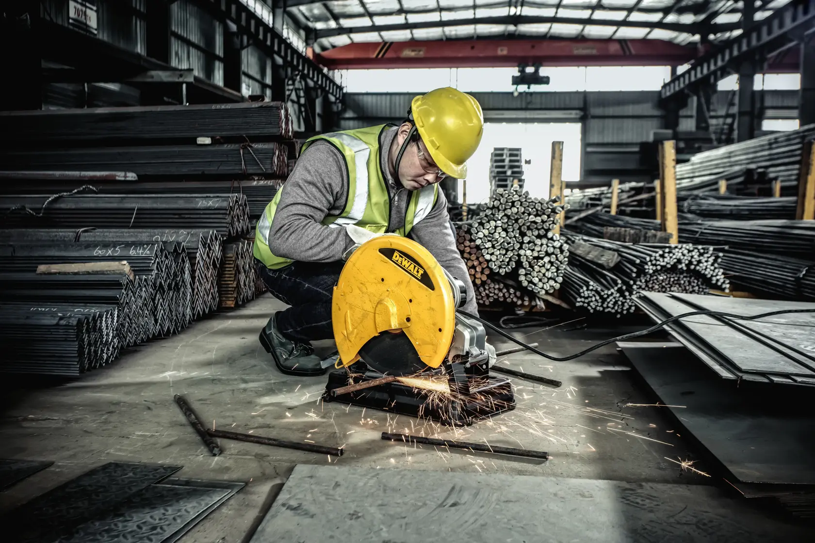 DEWALT® 2300W 355 мм Отрезна машина за метал