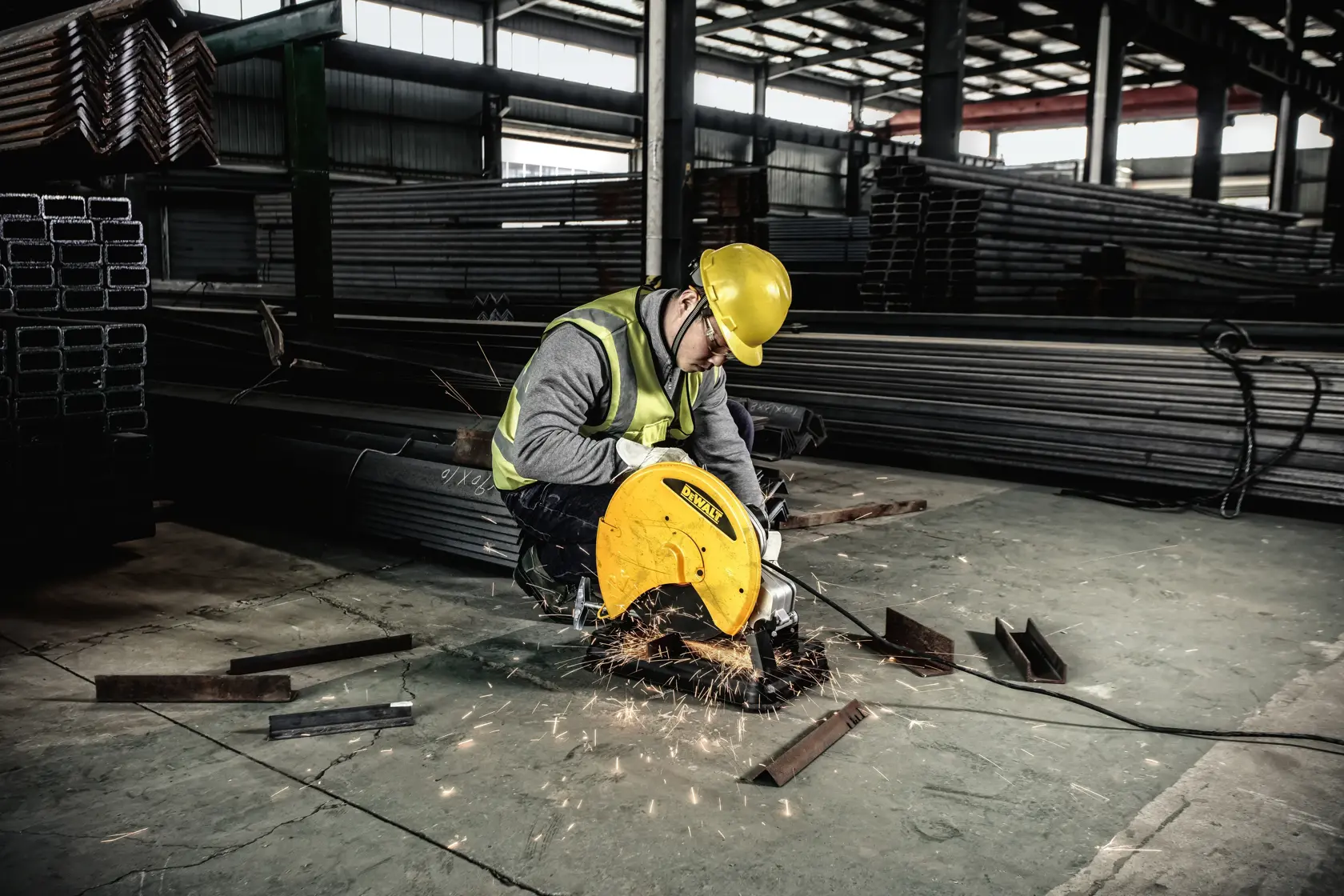 DEWALT® 2300W 355 мм Отрезна машина за метал
