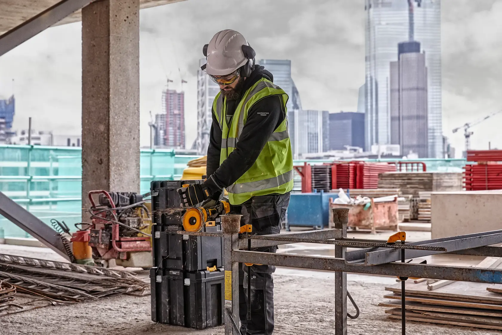 DEWALT® 54V XR FlexVOLT 125mm Ъглошлайф - 2 x FlexVOLT 6Ah
