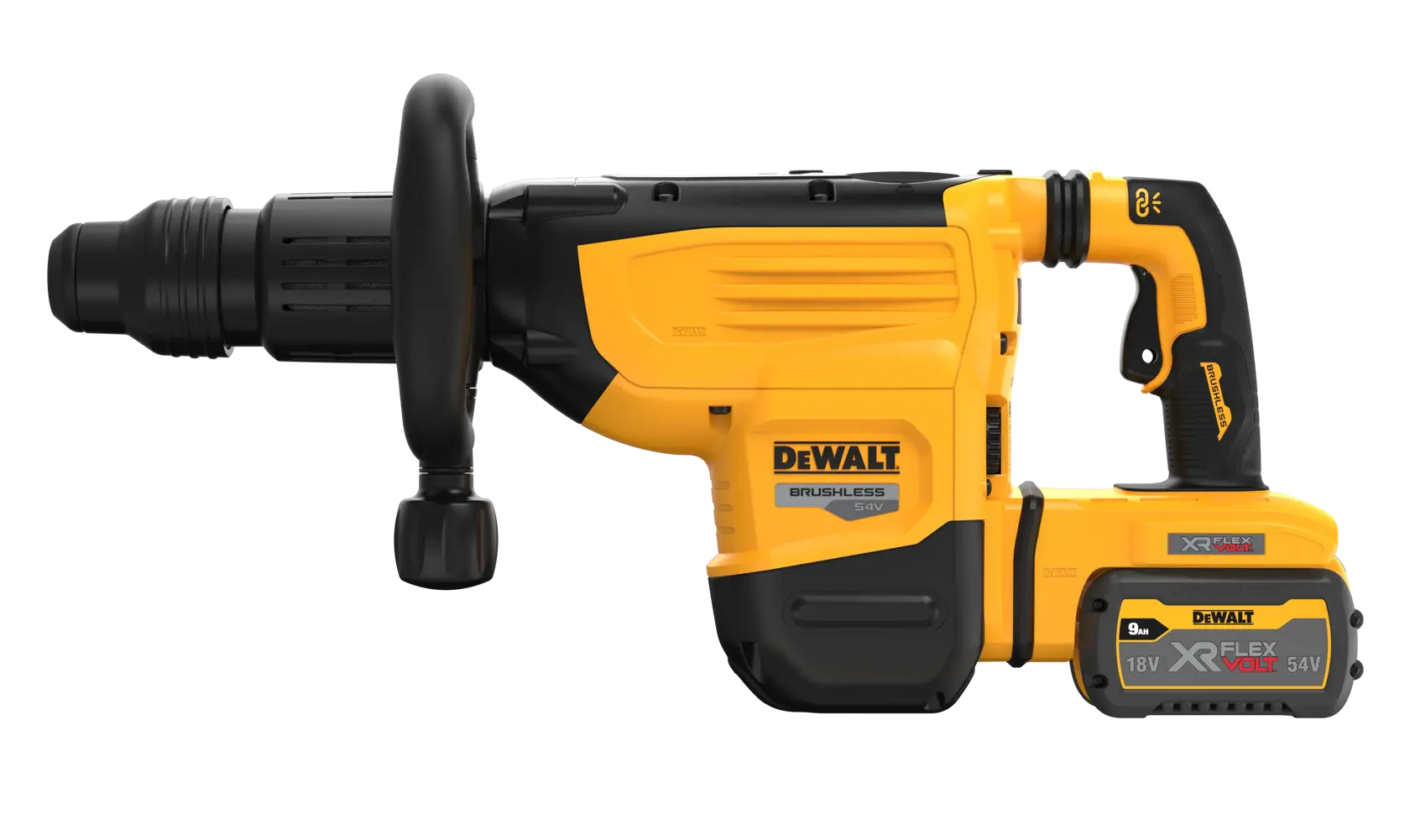 DEWALT® 54V XR FlexVOLT SDS-MAX къртач - 2 X 9Ah