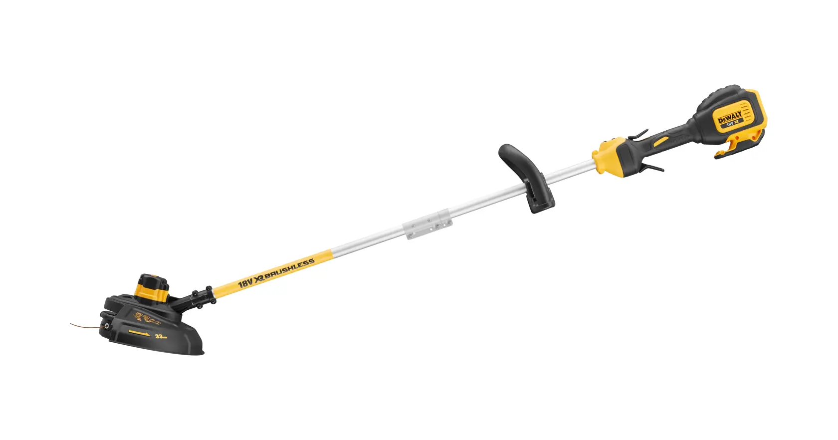 DEWALT® 18V XR 33 см безчетков акумулаторен тример - само тяло