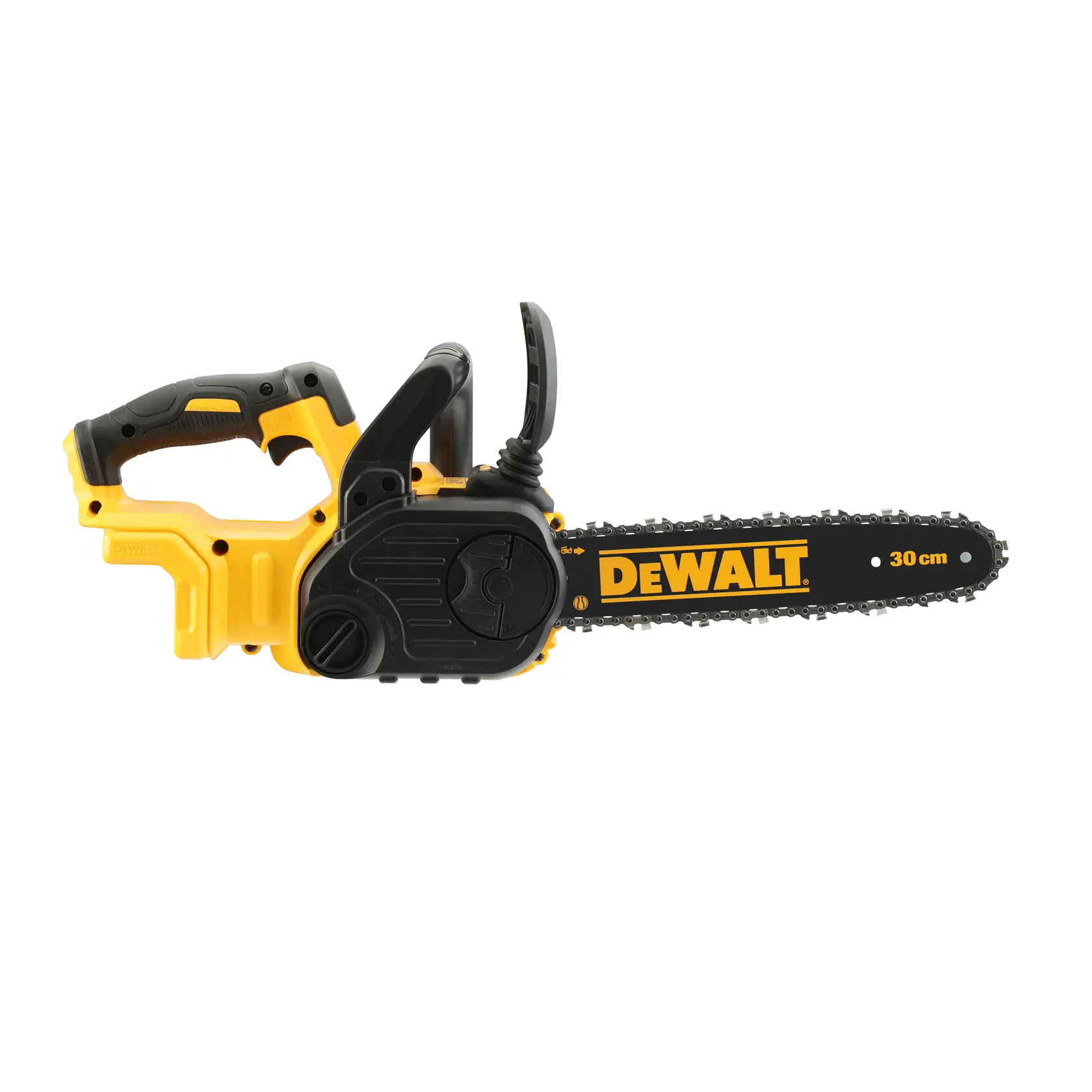DEWALT® 18V XR безчетков компактен верижен трион 30 см - само тяло