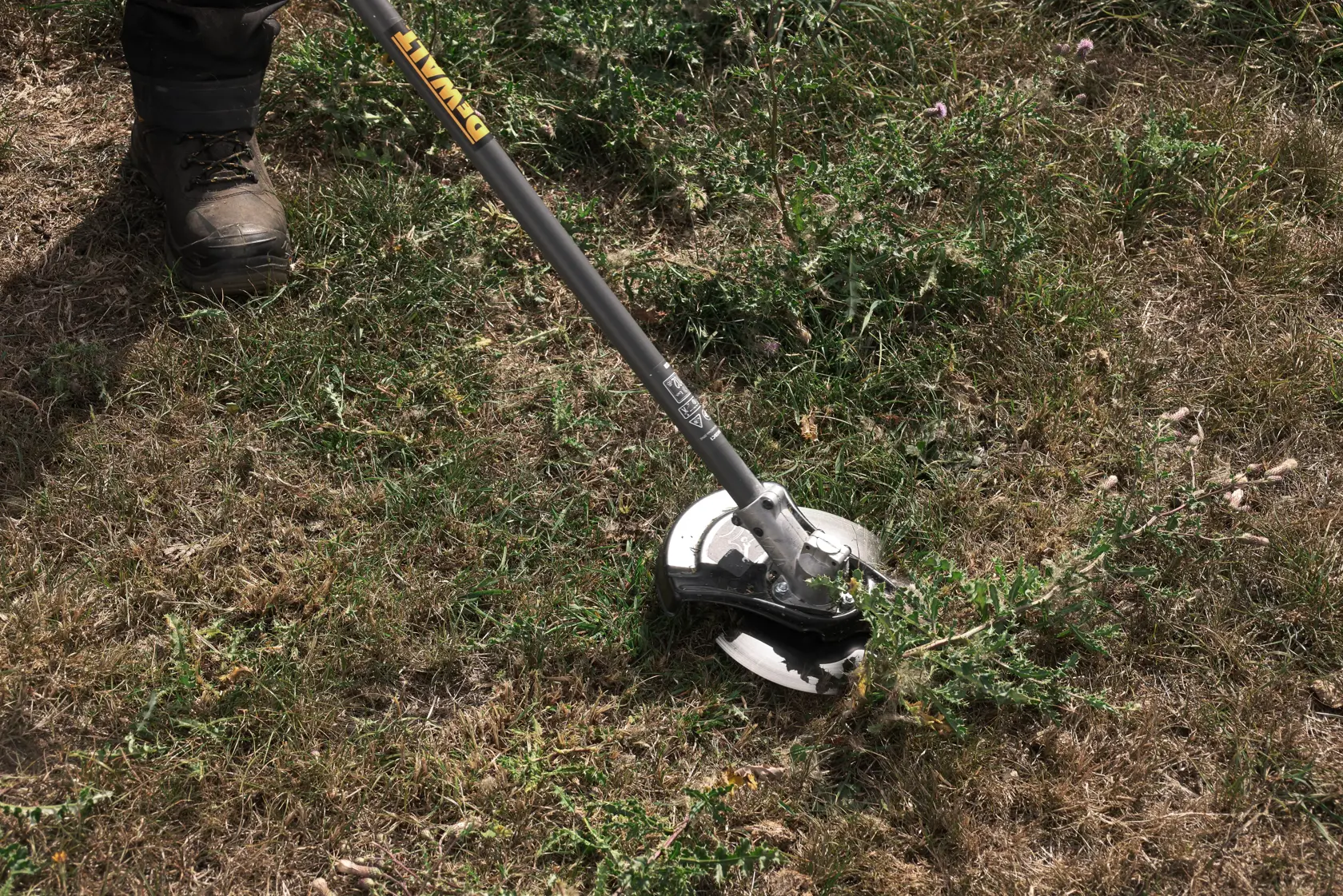 DEWALT tool in use outdoors; SKUs DCMASED57X1, DCMASED9N, DCMASPH6N, DCMASPS5N, DCMASST1N, DCMASBC1N, DCMAS5713X1, DCMAS5713N
