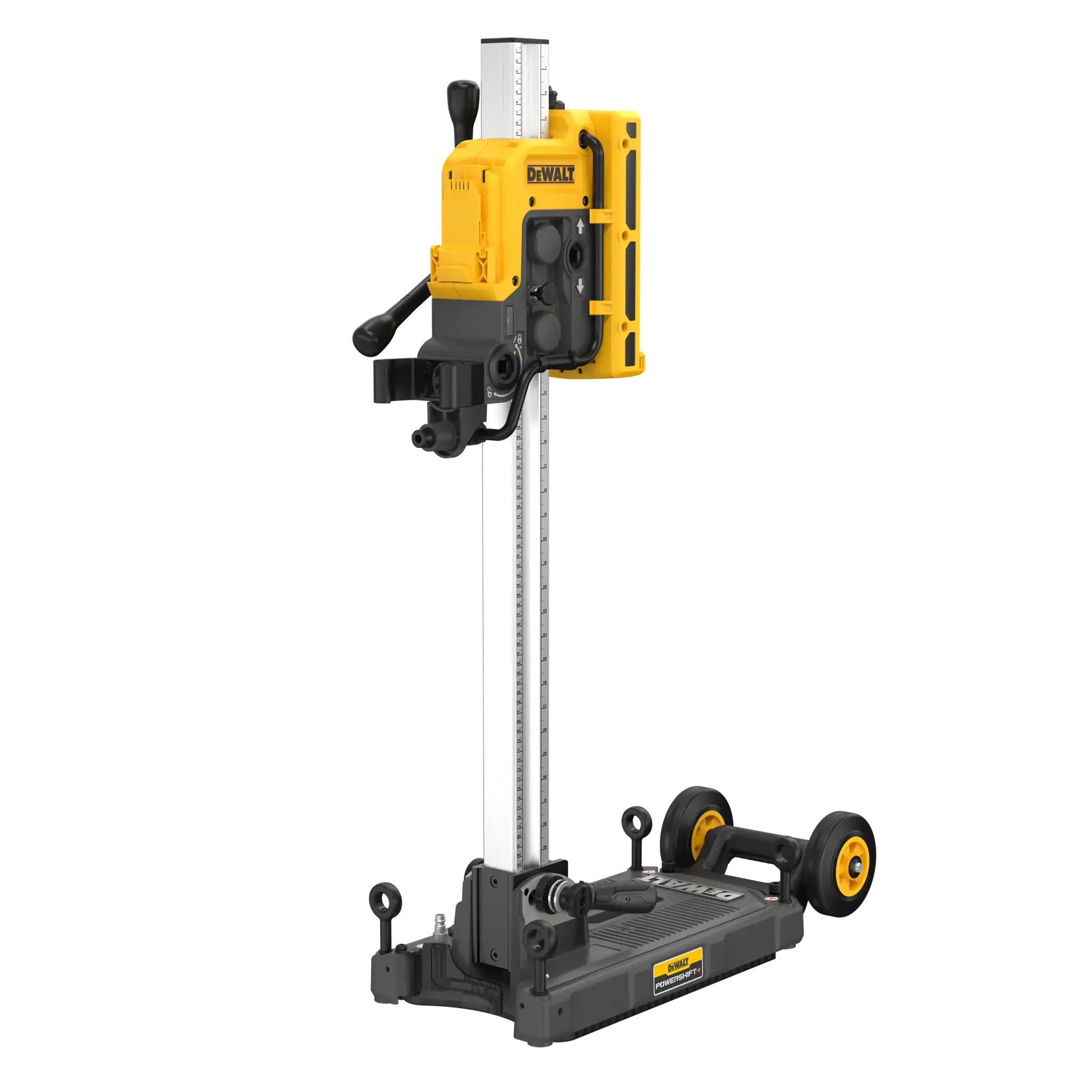 DEWALT POWERSHIFT™ 6.375IN CORE DRILL STAND on white background