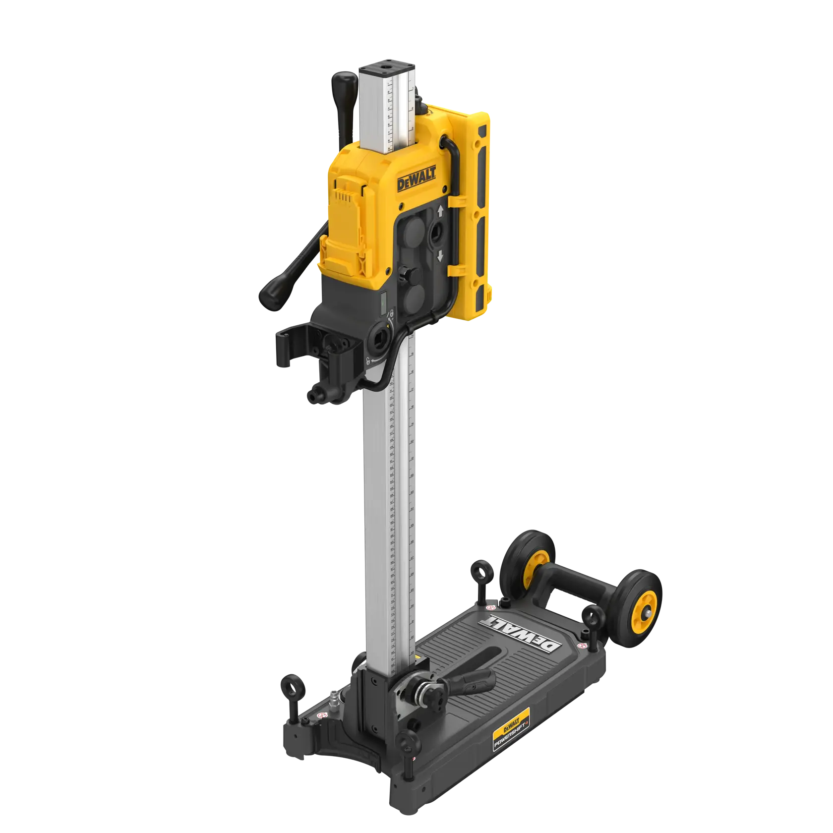 DEWALT POWERSHIFT™ 6.375IN CORE DRILL STAND on white background