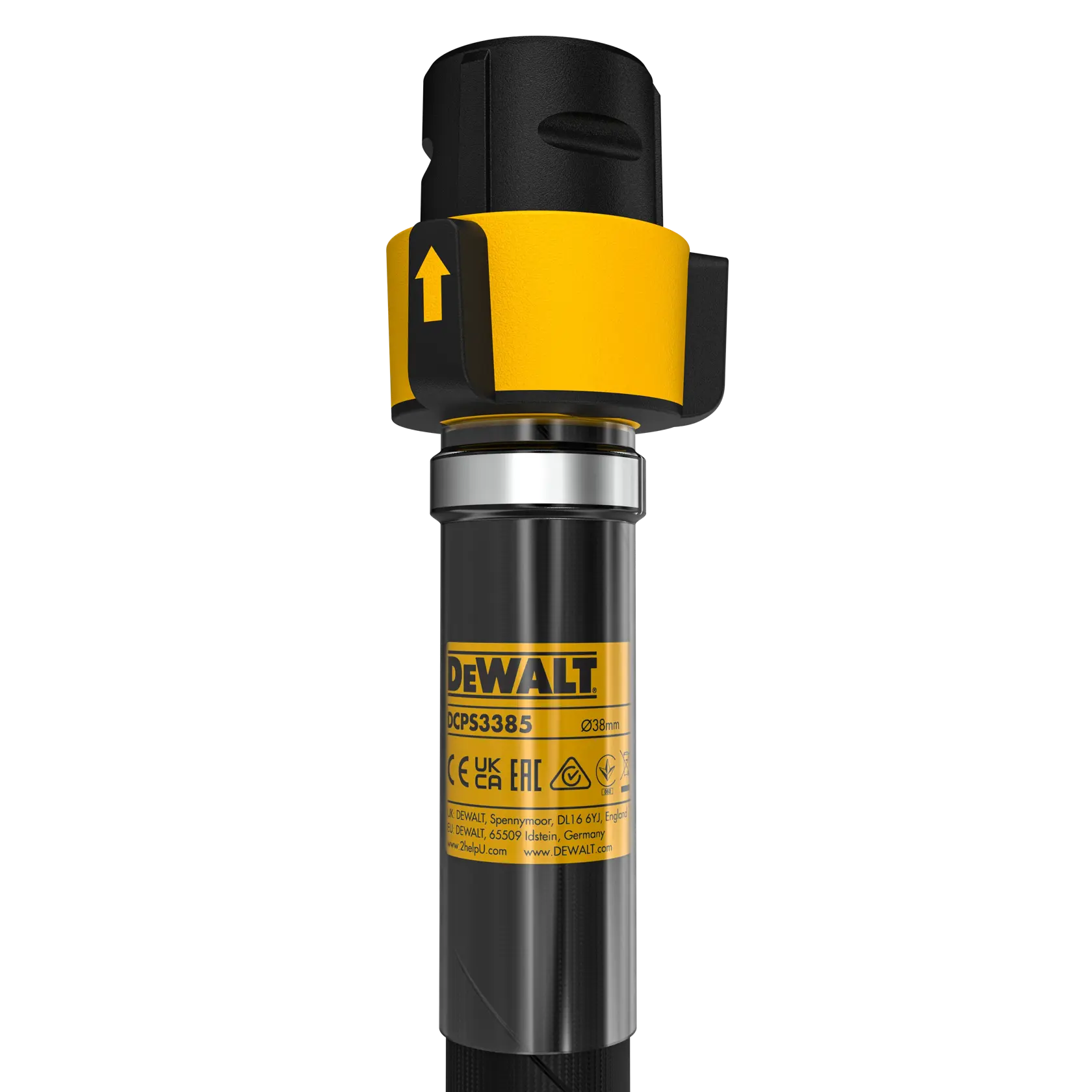 Високочестотен маркуч за вибратор DEWALT® PowersHIFT™ с глава 38 мм x 5 м