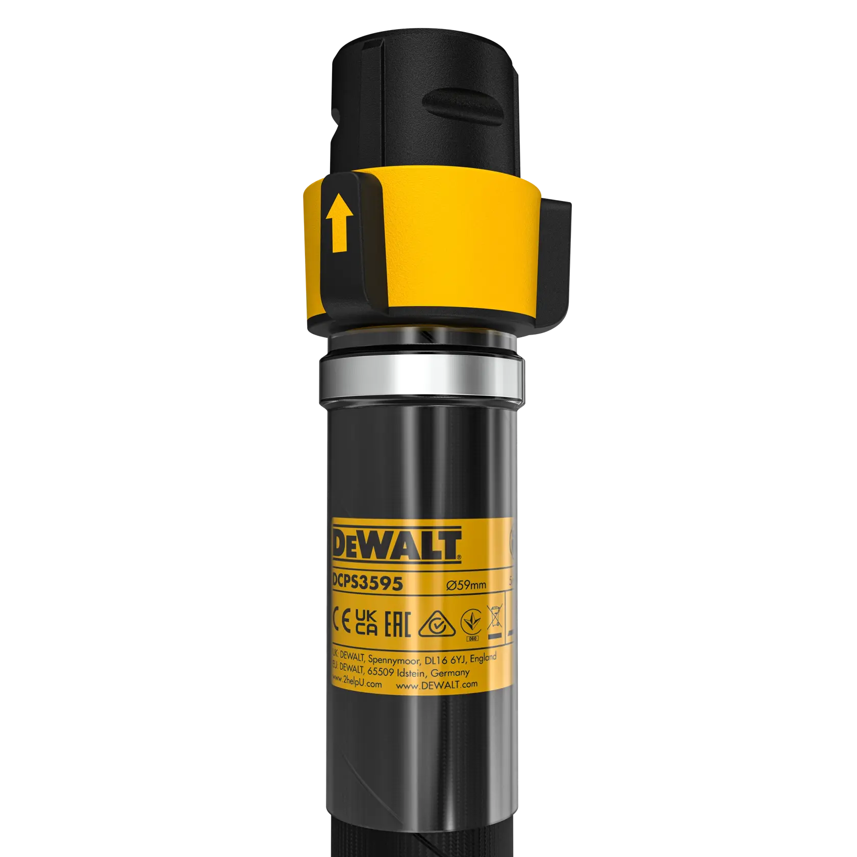 Високочестотен маркуч за вибратор DEWALT® PowersHIFT™ с глава 59 мм x 5 м
