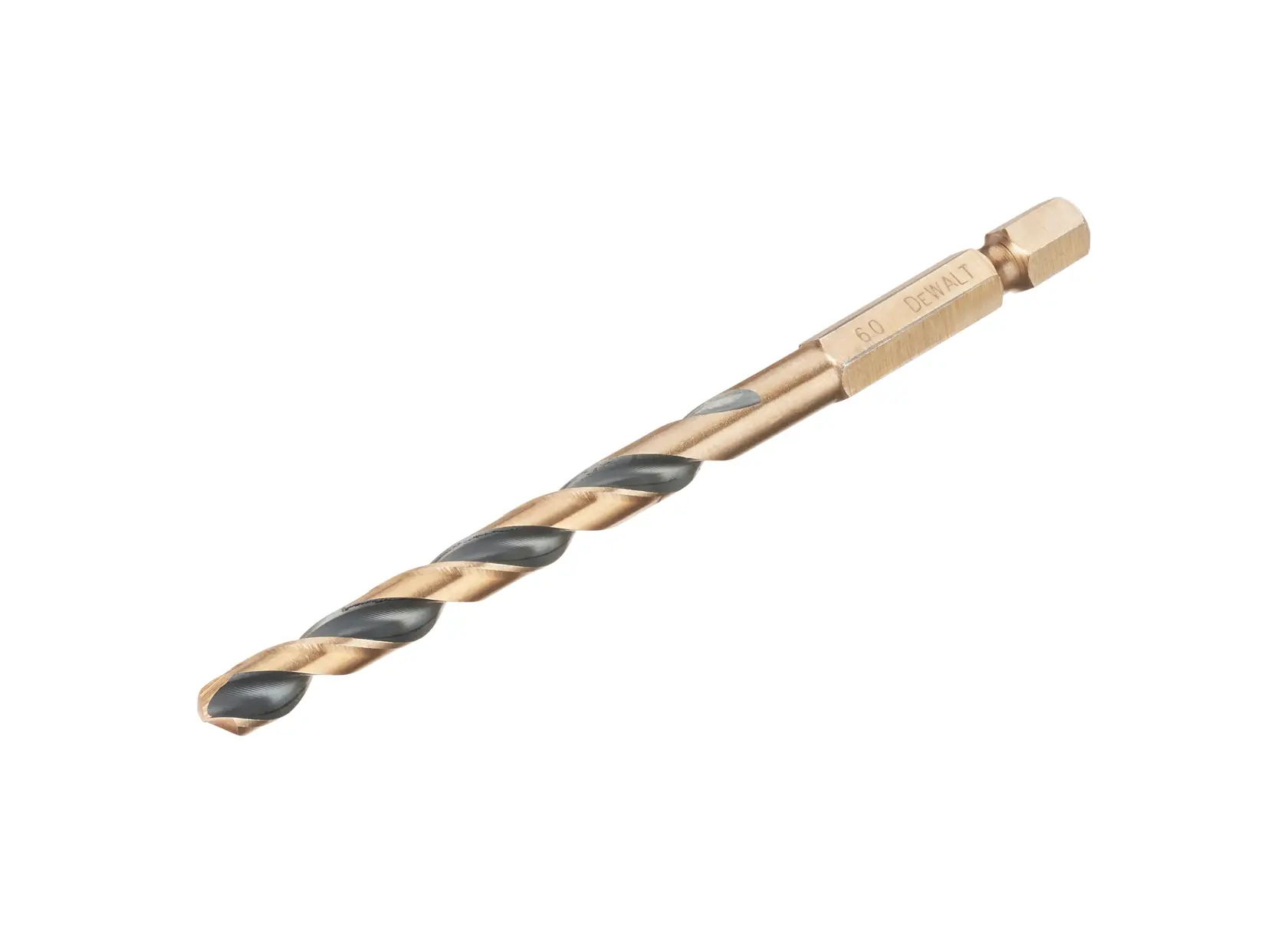 DEWALT® BLACK & Gold™ 6 mm Impact HEX Shank HSS свредло