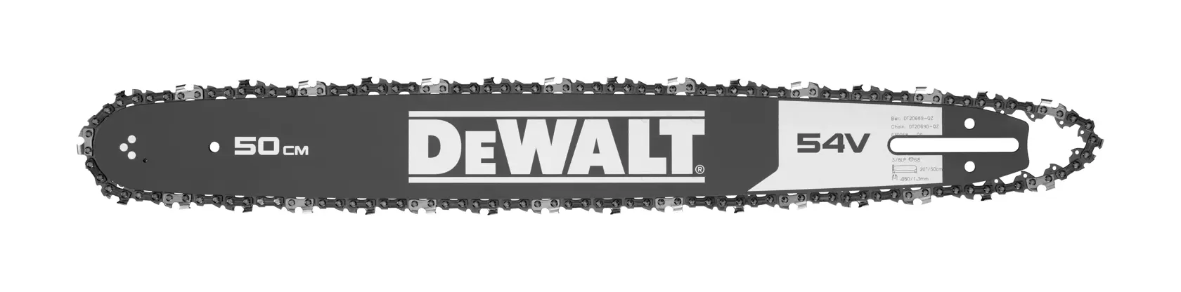 Високомощен верижен трион DEWALT 54V XR FLEXVOLT 50 см