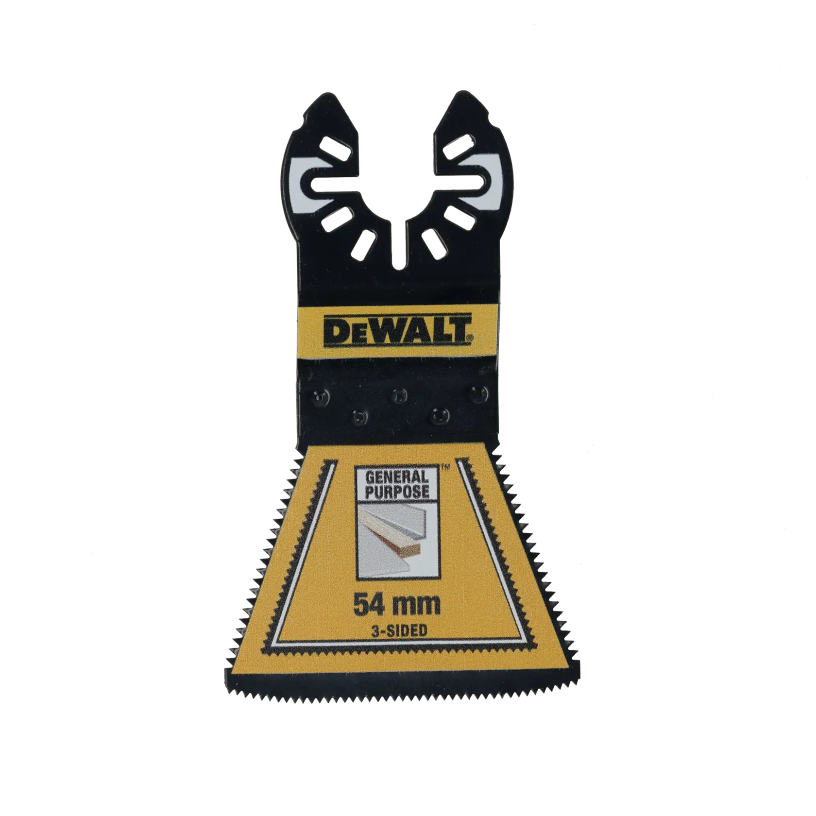 DEWALT® 54 мм тристранен биметален осцилиращ нож