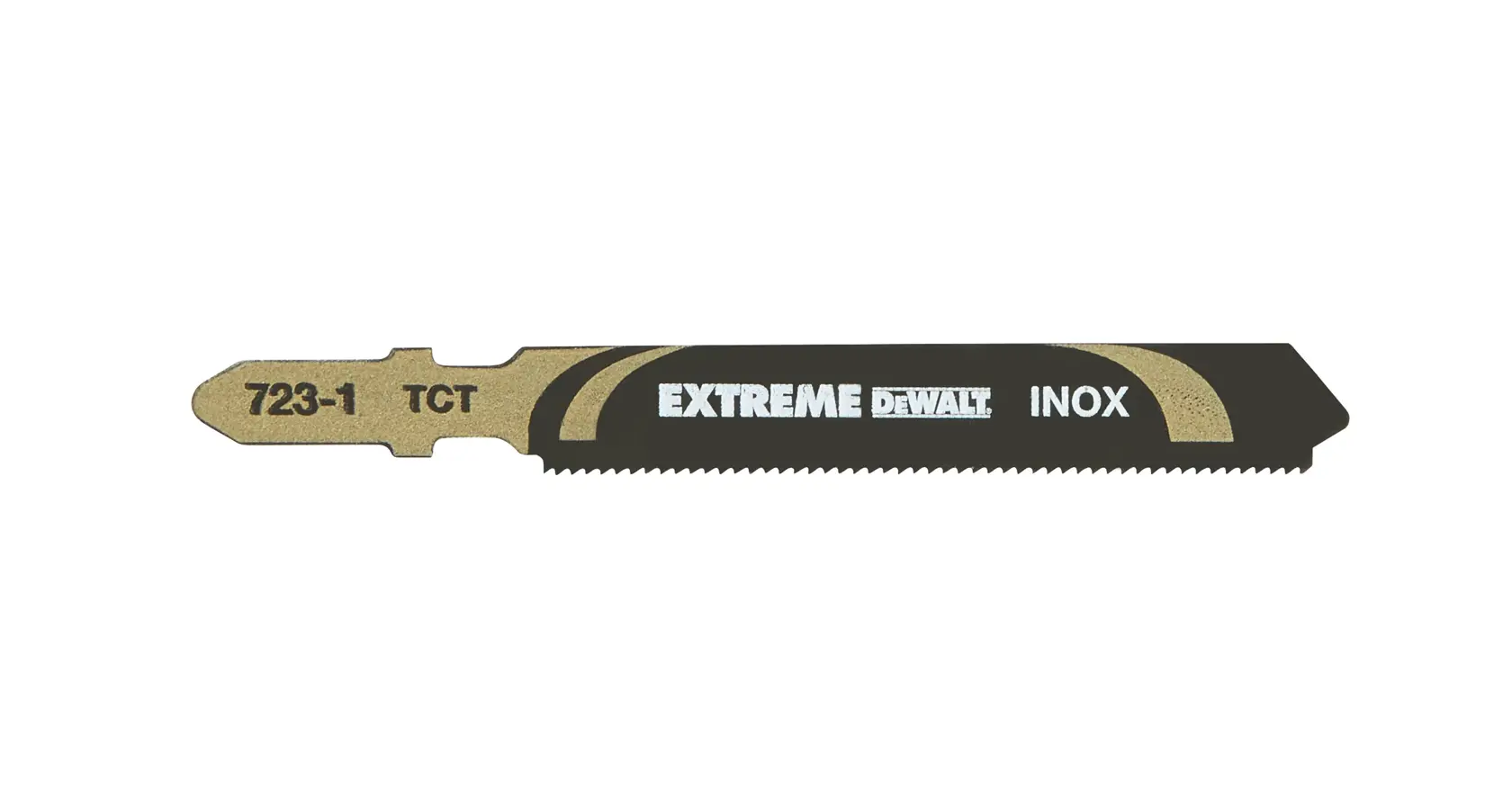 Graphic showing DEWALT XTREME Sub-Compact Series branding with the slogan 'Compact and Performance Packed' on a yellow background.