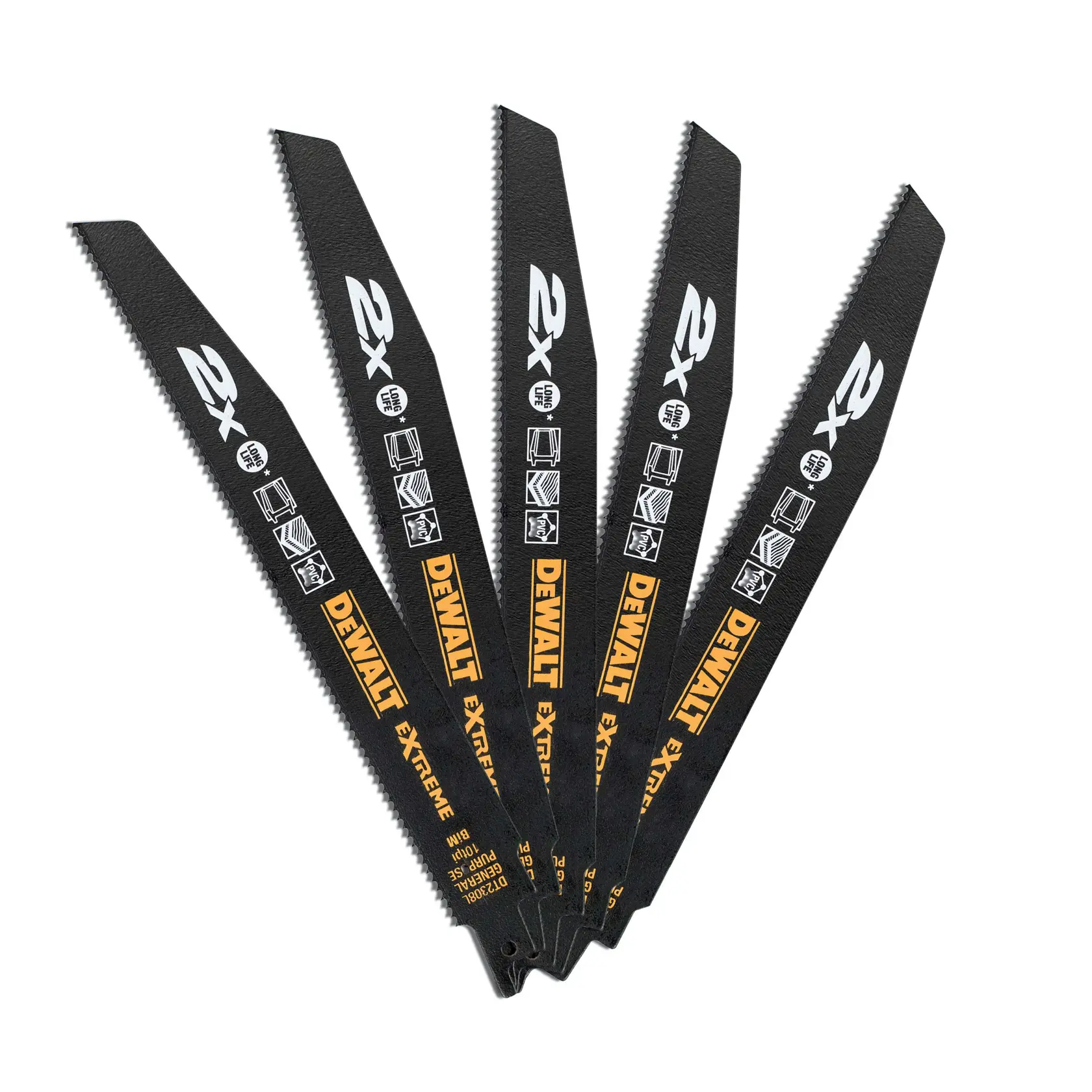 Graphic showing DEWALT XTREME Sub-Compact Series branding with the slogan 'Compact and Performance Packed' on a yellow background.
