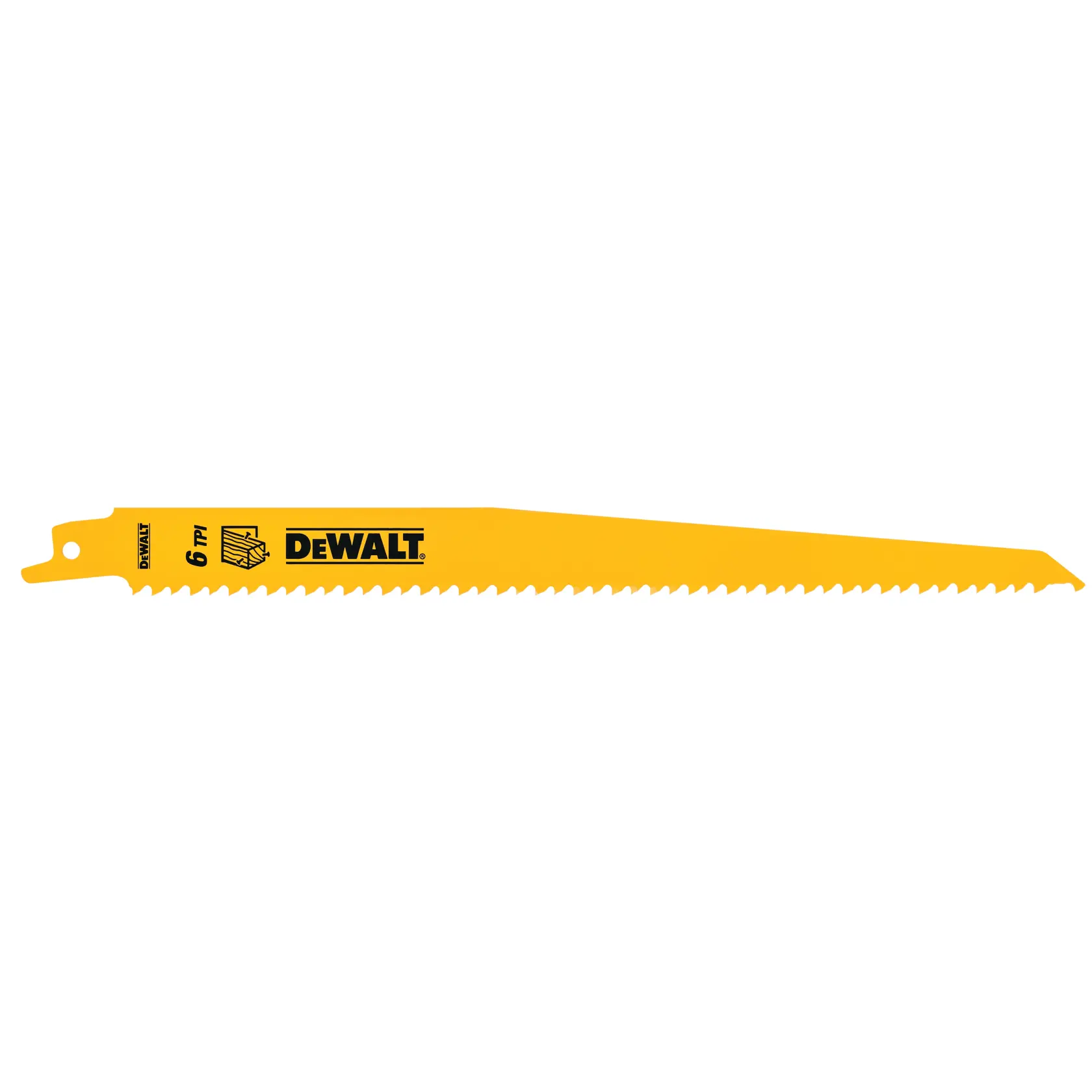 DEWALT® 228 мм 6 TPI (Дърво) Биметален нож за саблен трион (5 бр.)