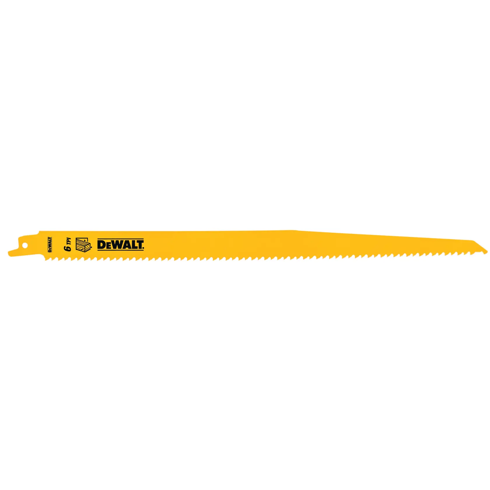 DEWALT® 305 мм 6 TPI (Дърво) Биметален нож за саблен трион (5 бр.)