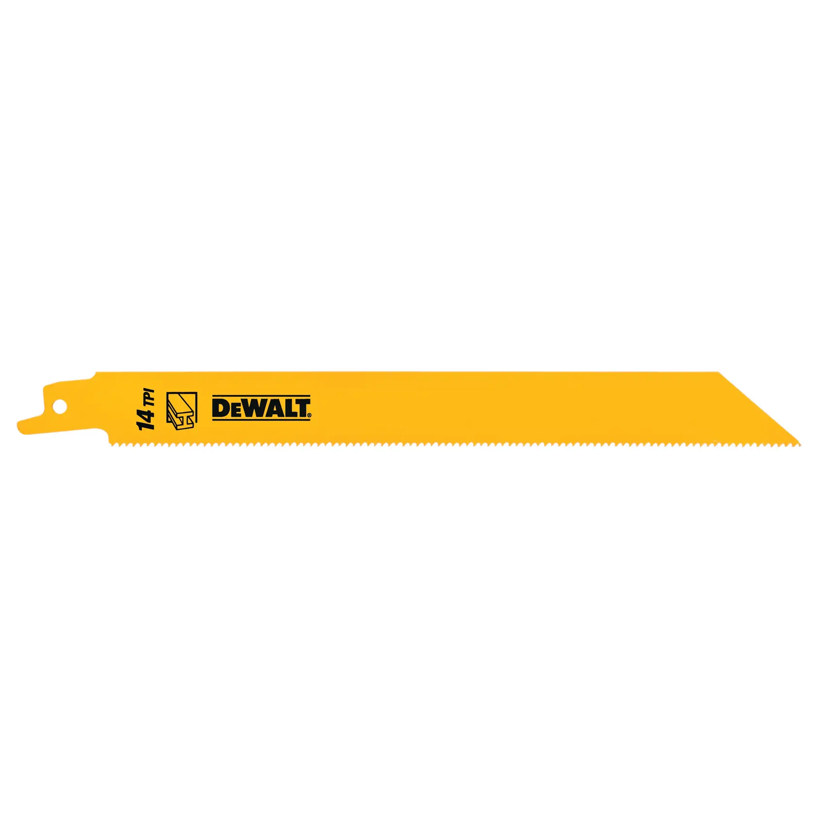DEWALT® 203 мм 14 TPI (Метал) биметален нож за саблен трион (5 бр. в опаковка)