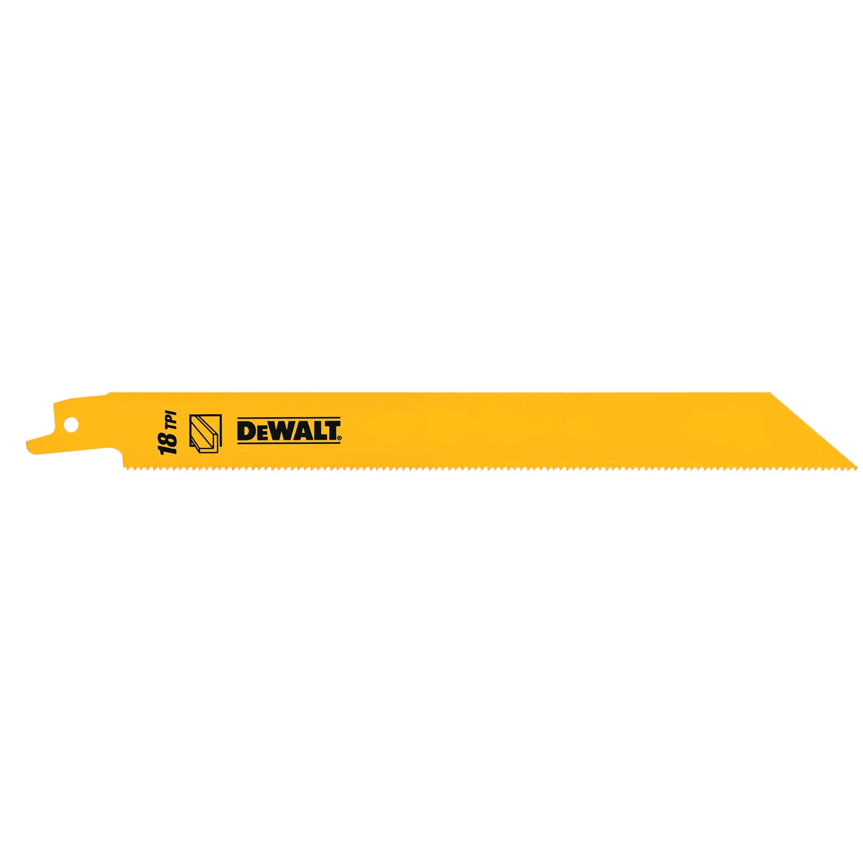 DEWALT® 203 мм 18 TPI (Метал) Биметален нож за саблен трион (5 бр.)