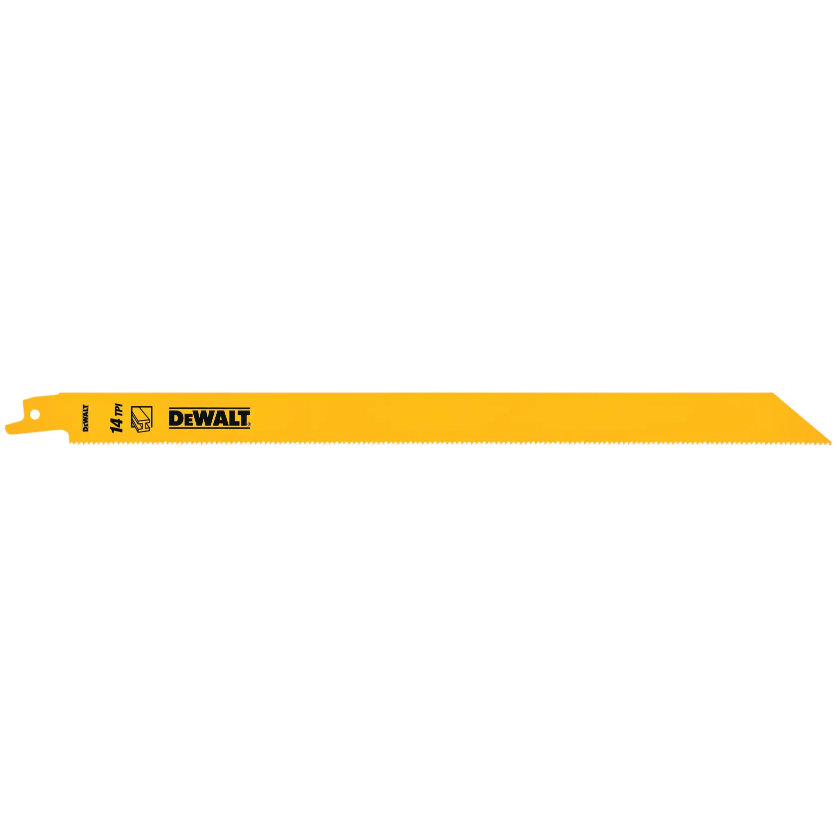 DEWALT® 305 мм 14 TPI (дърво) биметален нож за саблен трион (5 бр. в опаковка)