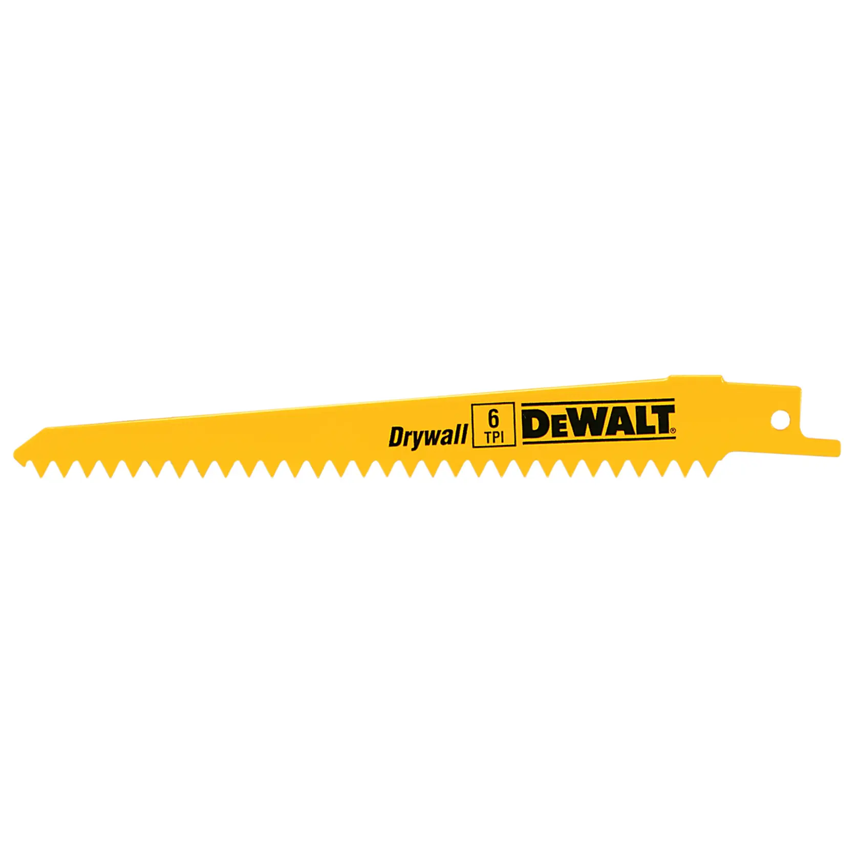 DEWALT® 152 мм 6 TPI (Гипсокартон) Биметален нож за саблен трион (5 бр.)