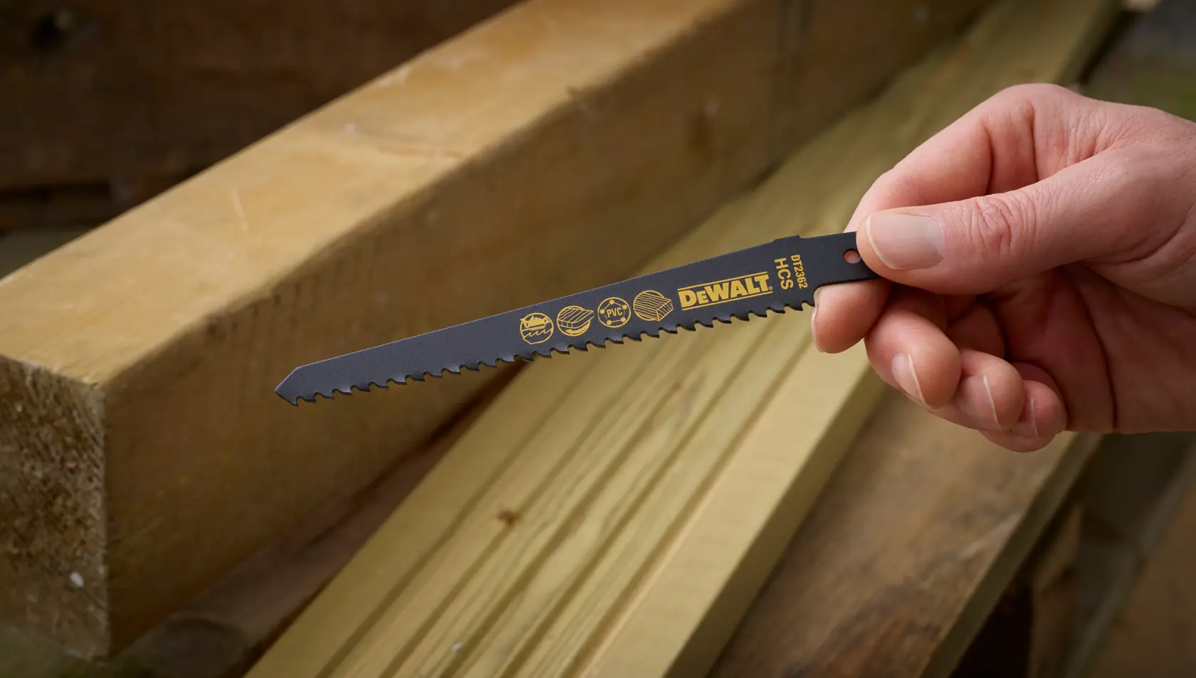 DEWALT® 152 мм 6 TPI (дърво) биметален нож за саблен трион (5 бр. в опаковка)