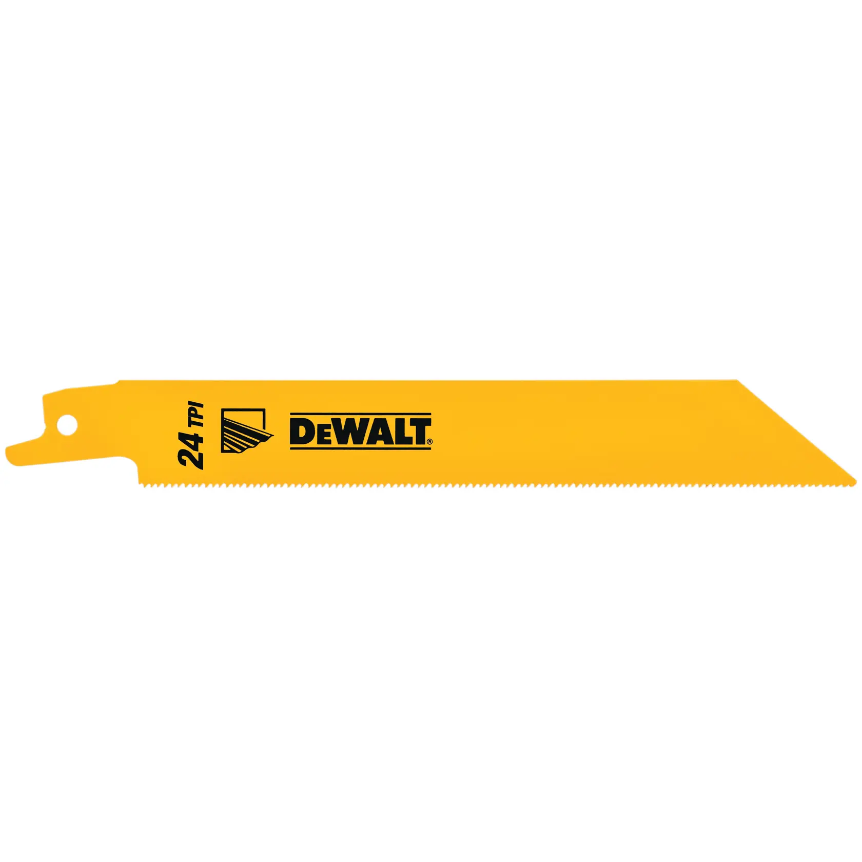 DEWALT® 152 мм 24 TPI (за метал) биметален нож за саблен трион (5 бр. в опаковка)