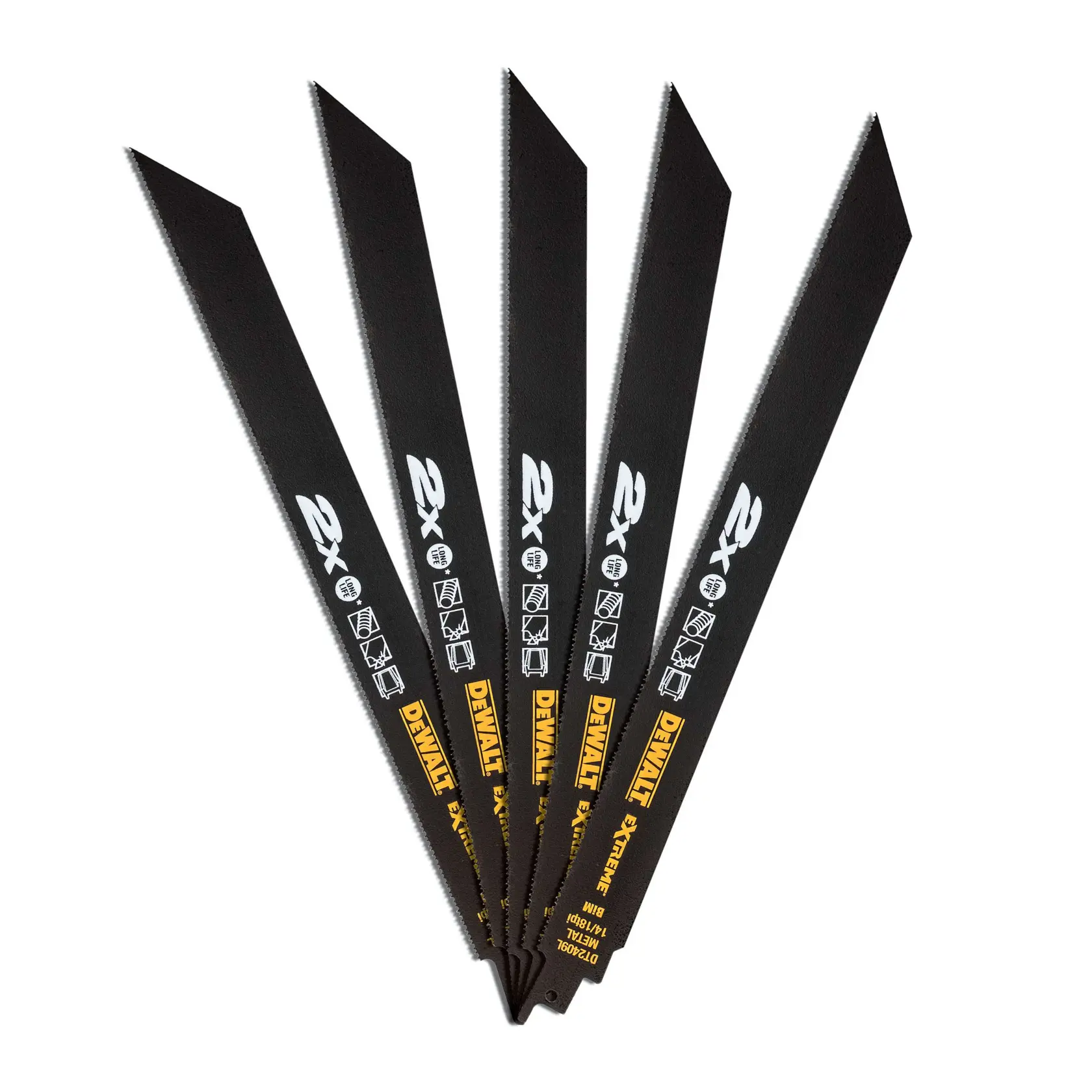 Graphic showing DEWALT XTREME Sub-Compact Series branding with the slogan 'Compact and Performance Packed' on a yellow background.