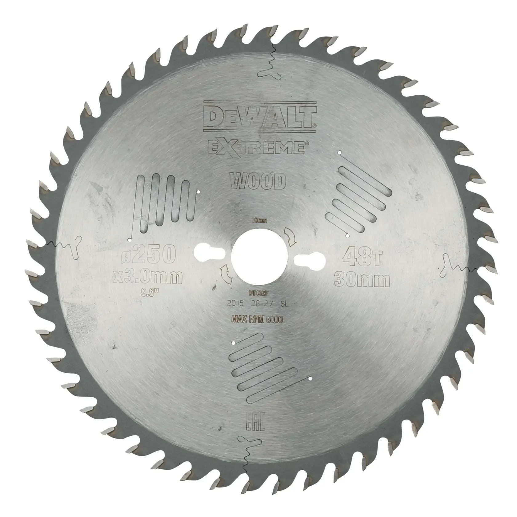 DEWALT® Extreme WORKSHOP 250mm x 30mm 48T Циркулярен диск