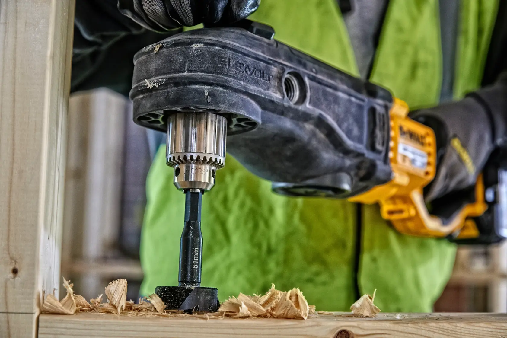 DEWALT® Extreme 65 мм самоподаващо се свредло Форстнер за дърво