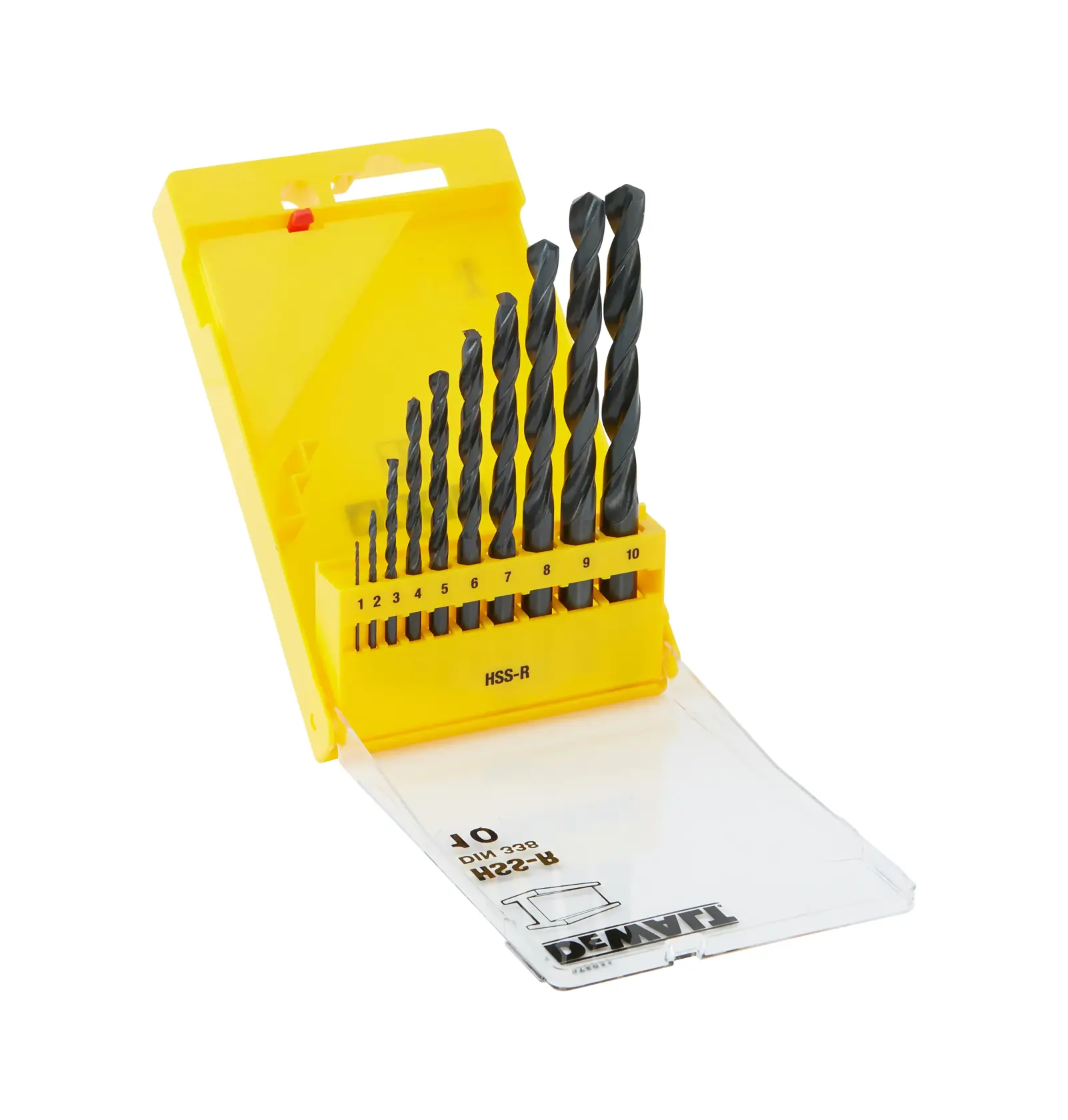 Комплект свредла за метал DEWALT® HSS-R Black Oxide (10 части)