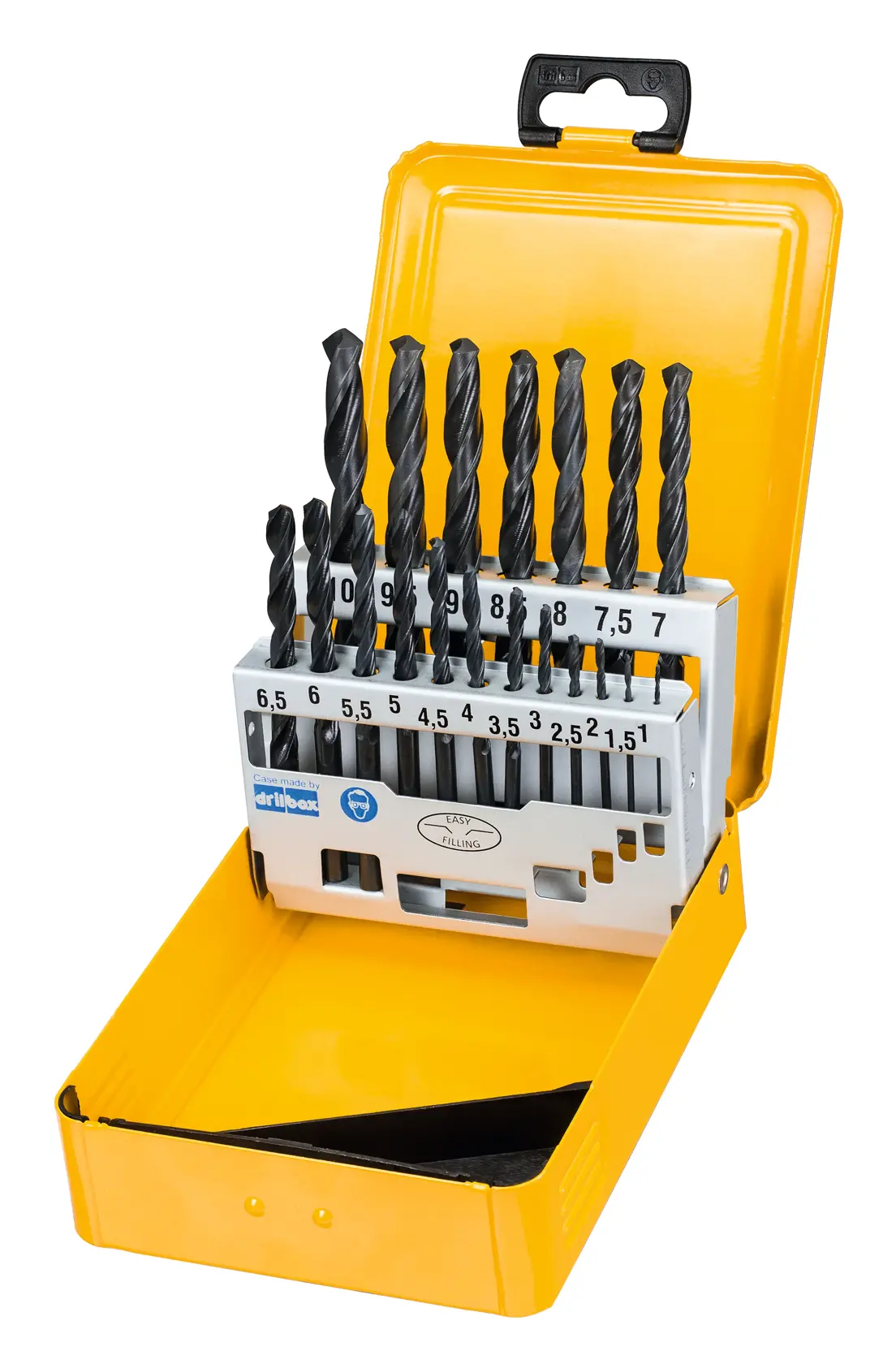 DEWALT® HSS-R Black Oxide Комплект свредла за метал (19 части)
