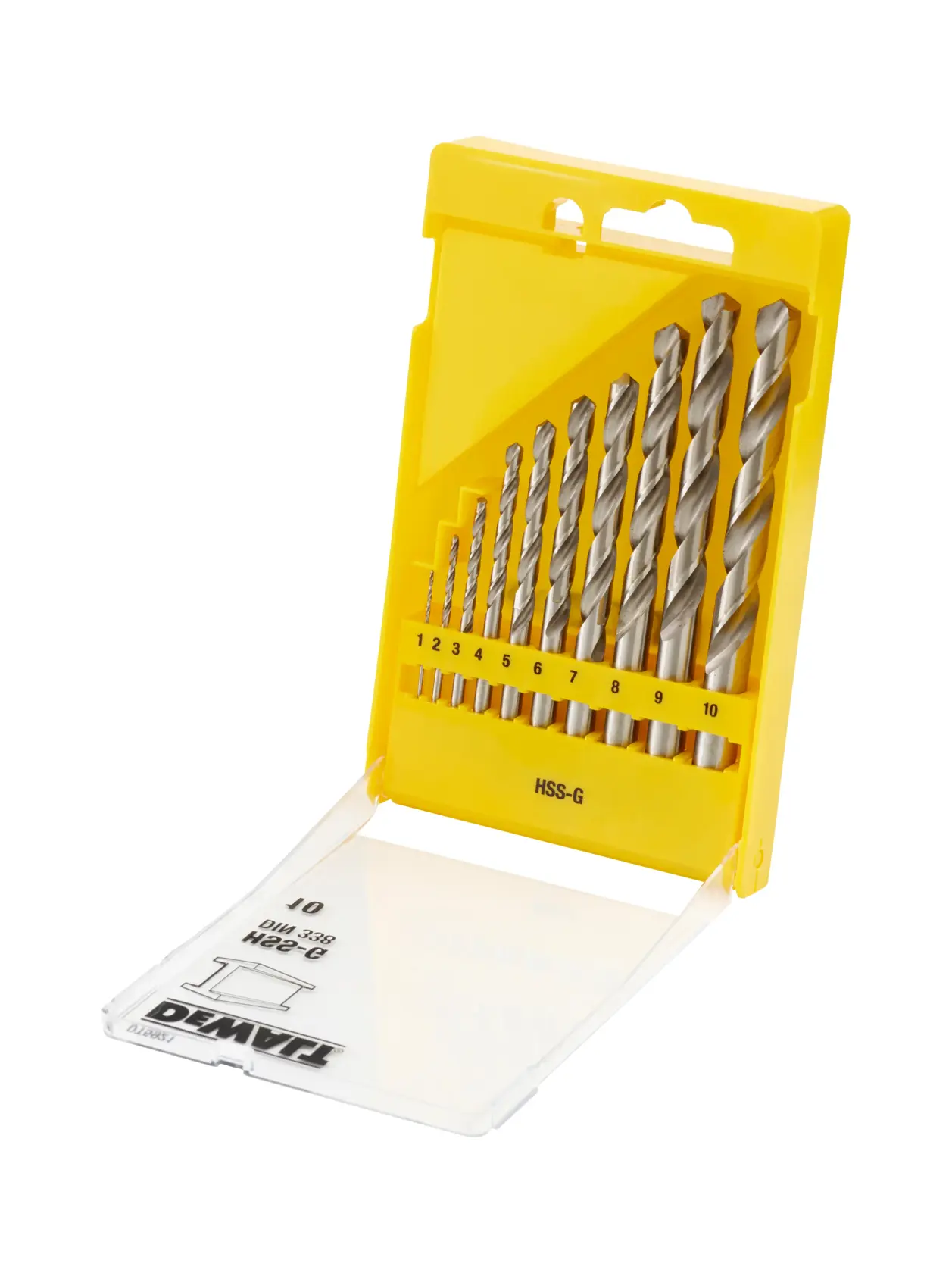 Комплект свредла за метал DEWALT® HSS-G (10 части)
