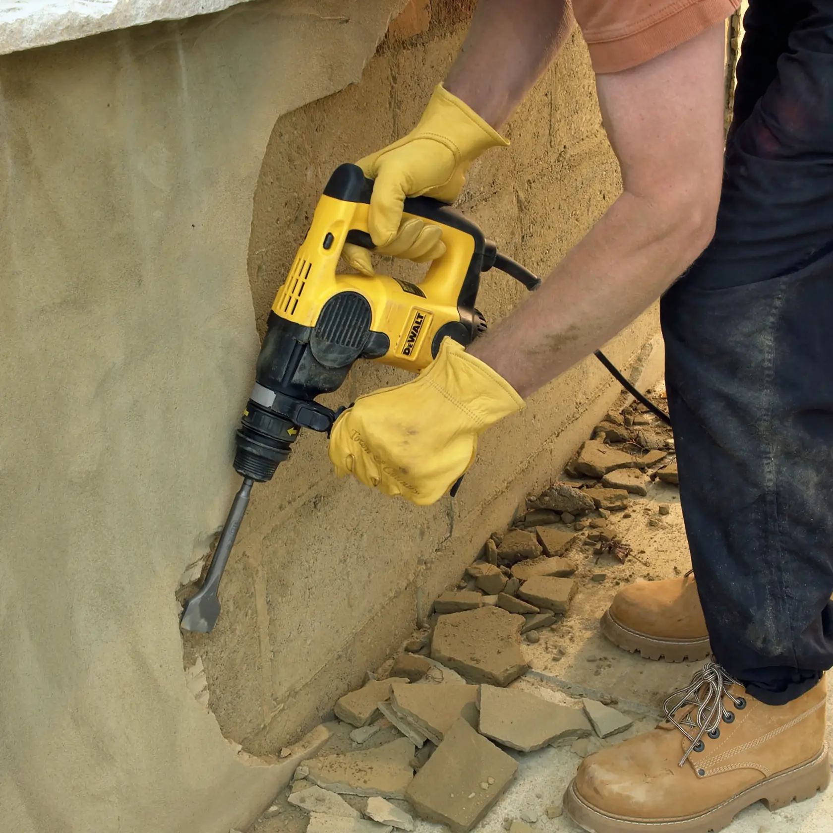 DEWALT® SDS PLUS 250 мм плоско длето, 40 мм ширина