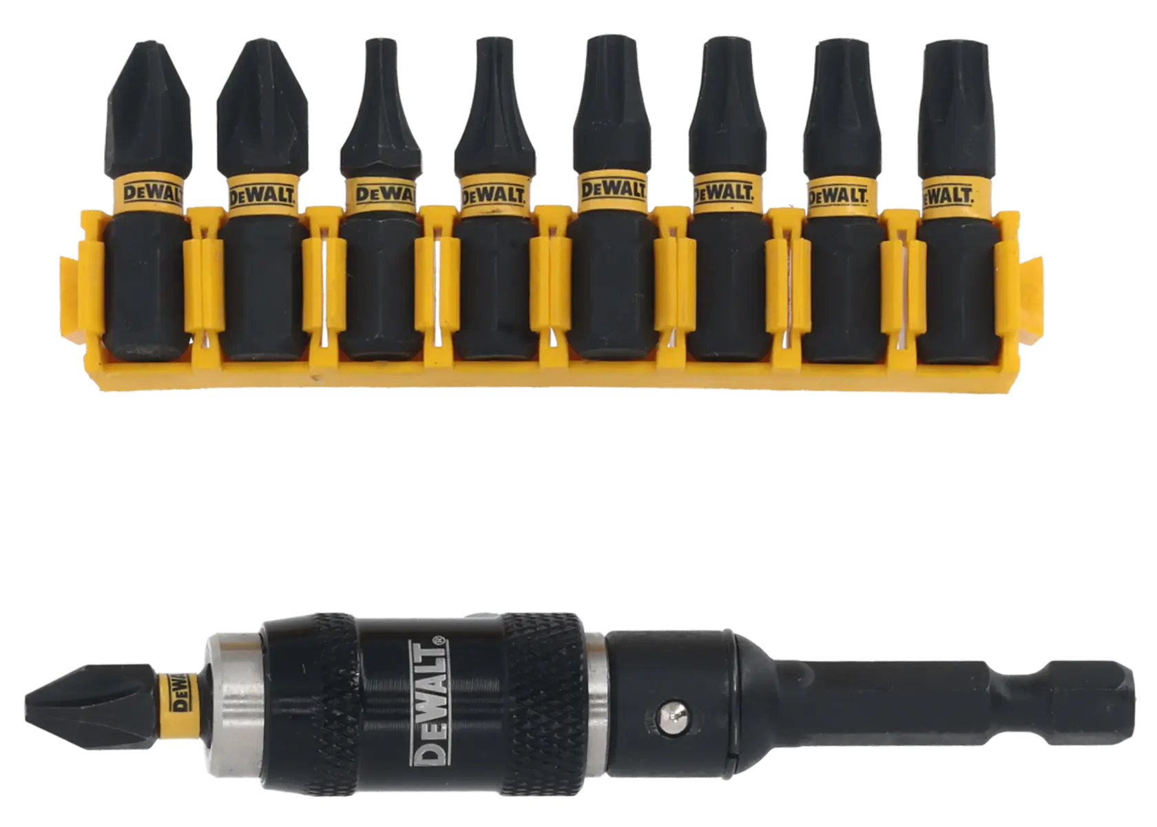 DEWALT® Extreme Ударен торсионен държач за накрайници и накрайници за отвертка (10 бр.)