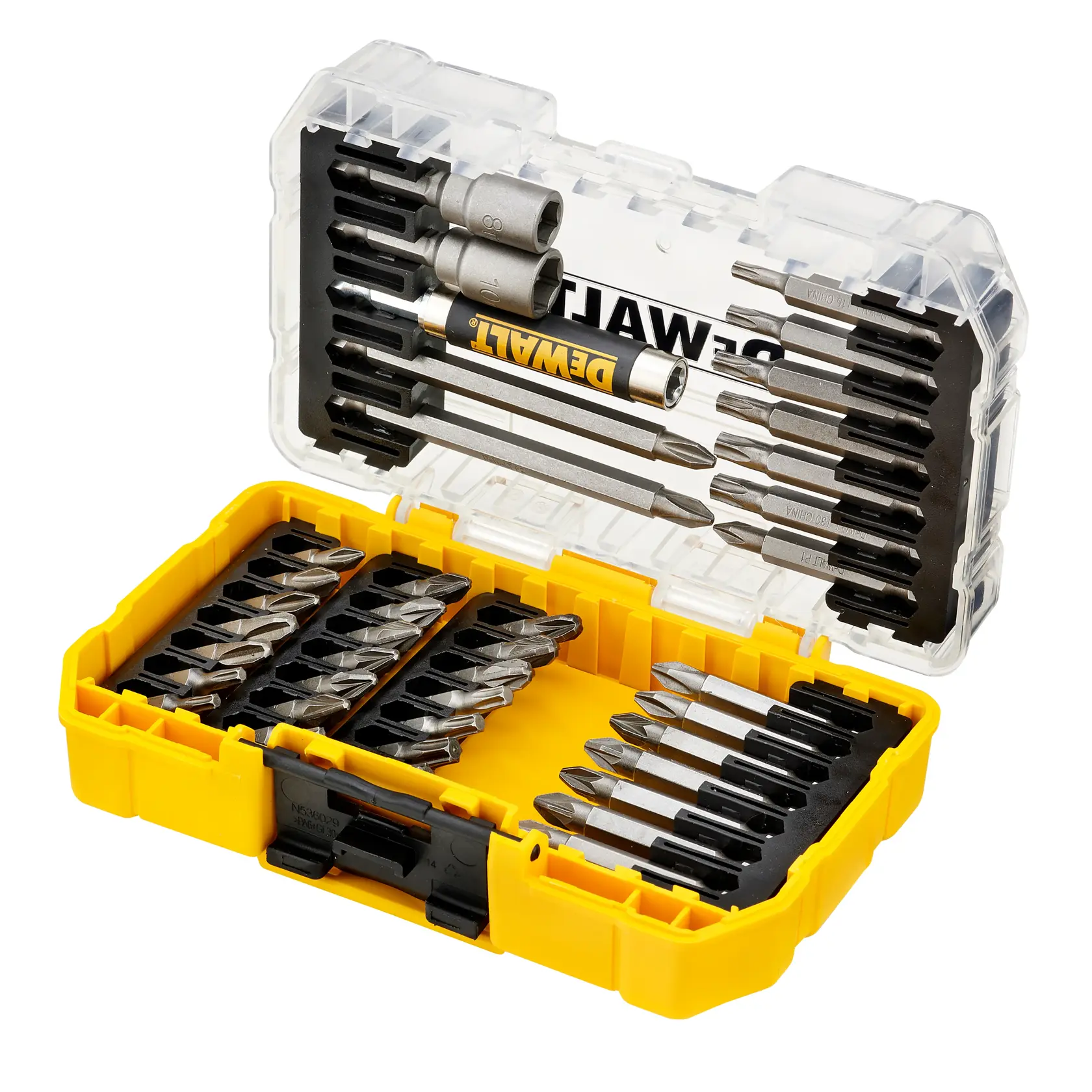 Комплект накрайници DEWALT® в малка кутия TOUGHCASE®+ (40 части)