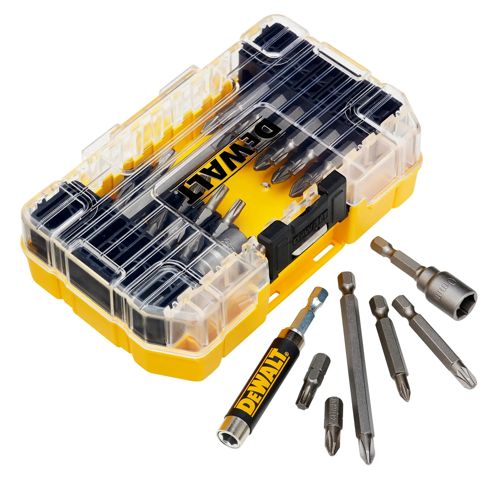 Комплект накрайници DEWALT® в малка кутия TOUGHCASE®+ (40 части)