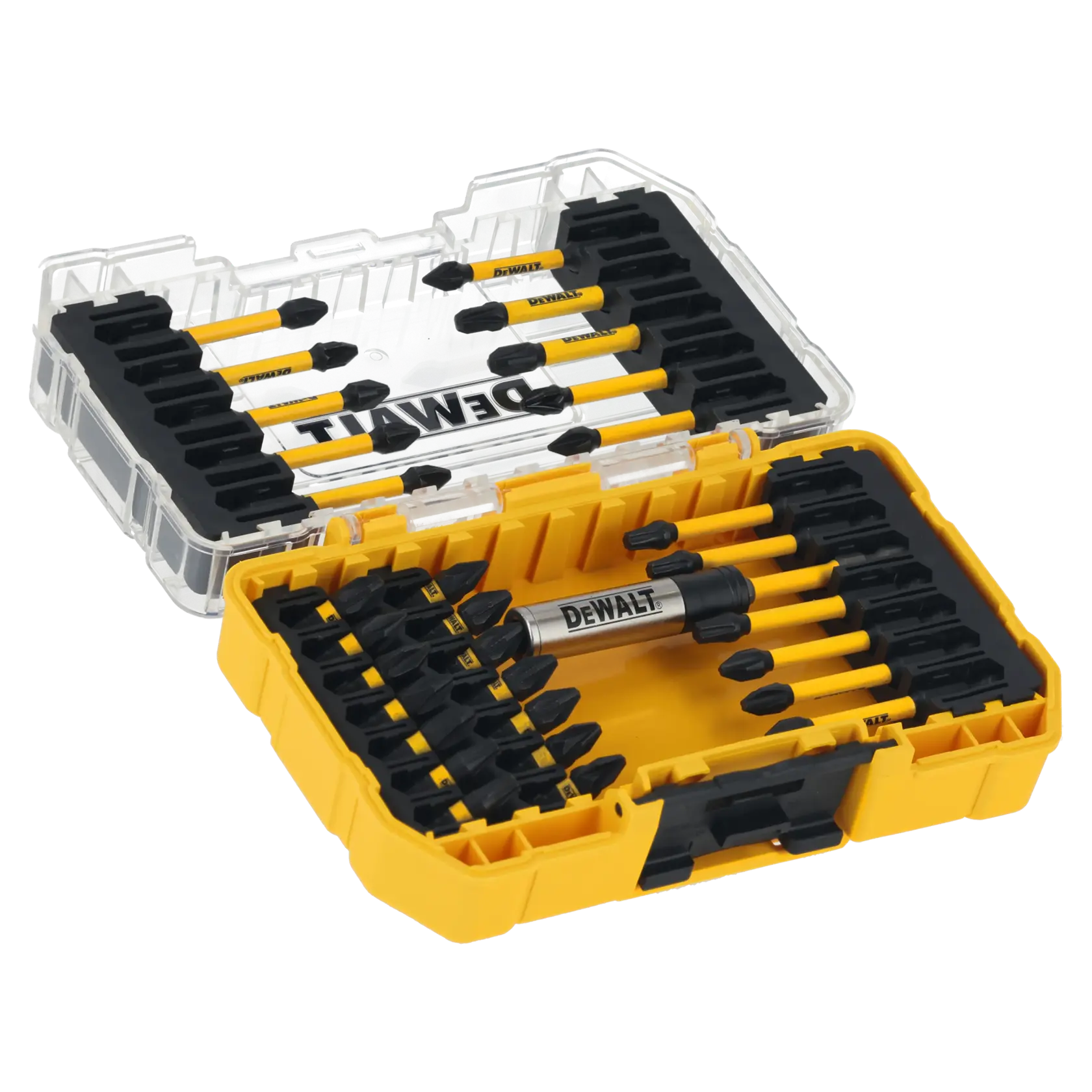 DEWALT® Extreme FLEXTORQ® Комплект накрайници за отвертка в малка кутия TOUGHCASE®+ (25 части)