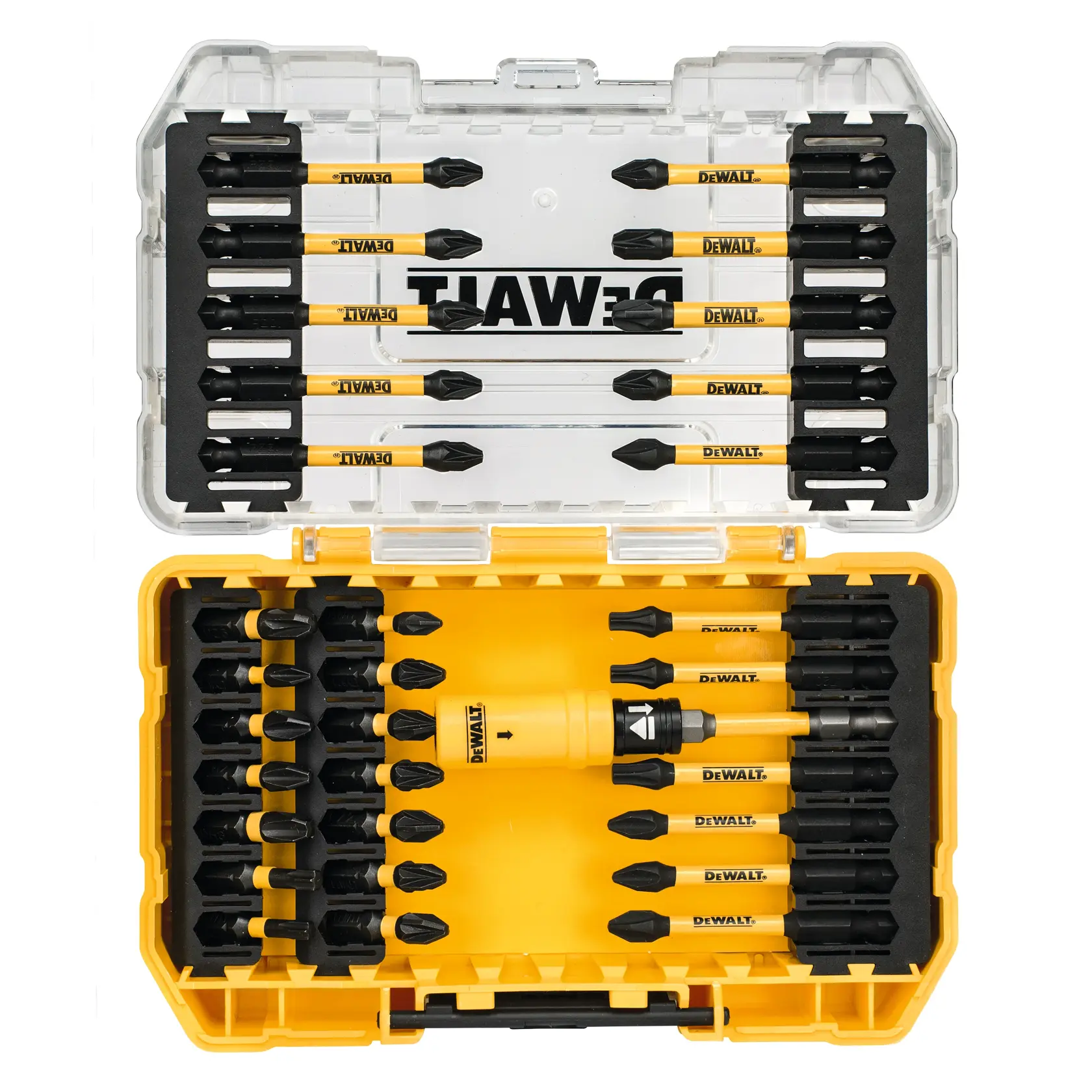 DEWALT® Extreme FLEXTORQ® Комплект накрайници в малка кутия TOUGHCASE®+ (31 части)