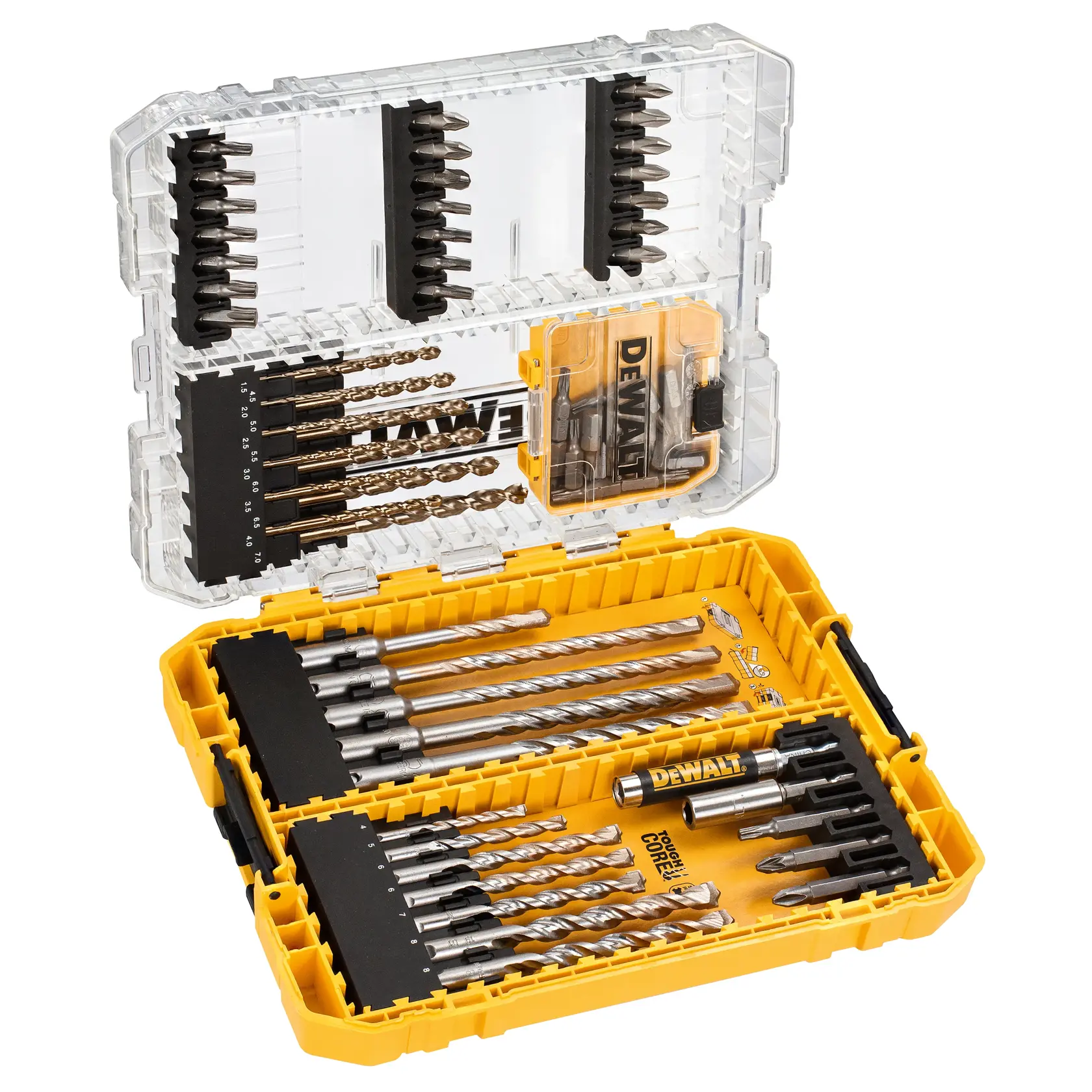 DEWALT® Комплект свредла и накрайници с Extreme SDS Plus (68 части)