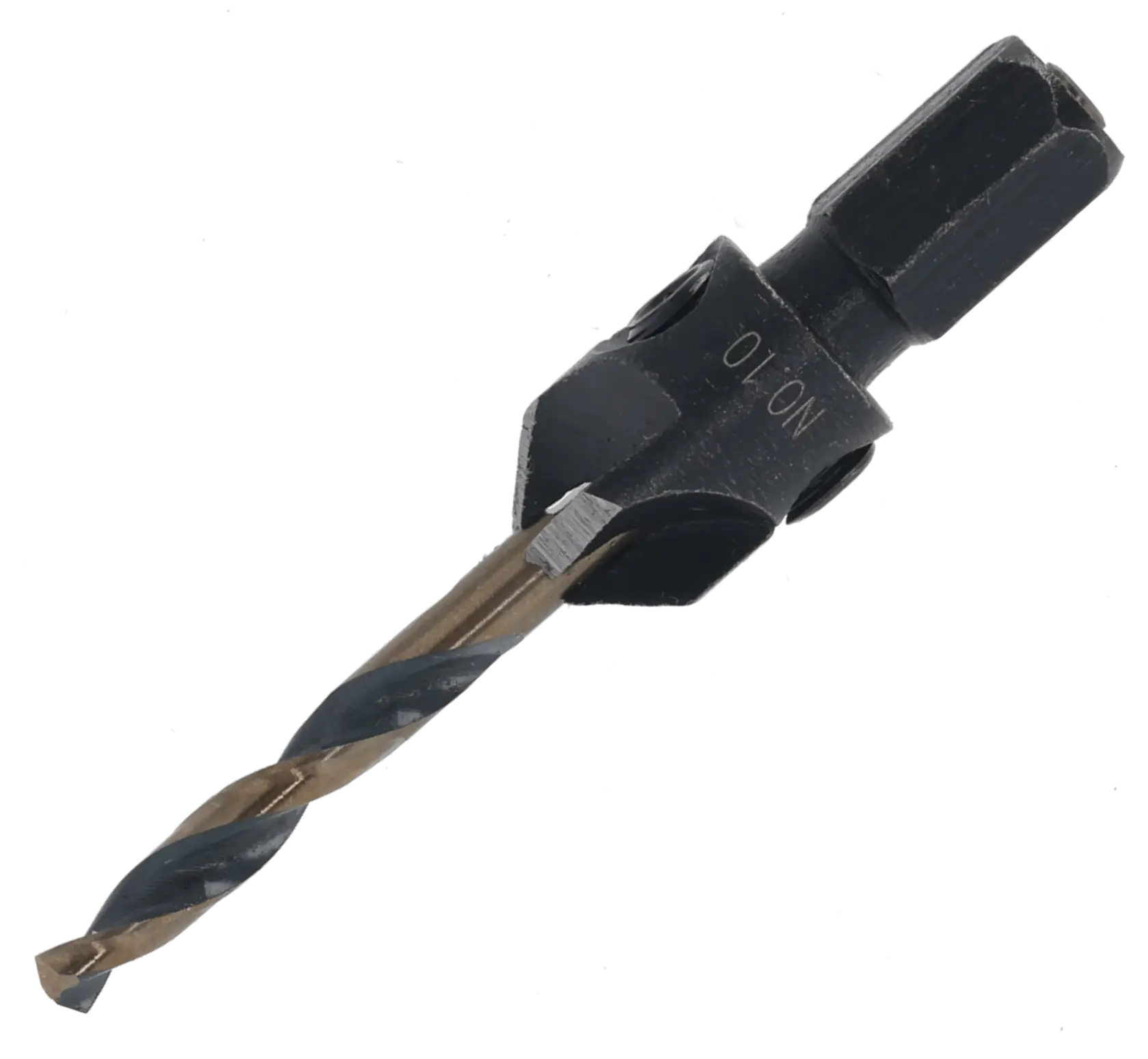 Broca para madera DEWALT DT70792, vista de cerca sobre fondo blanco.