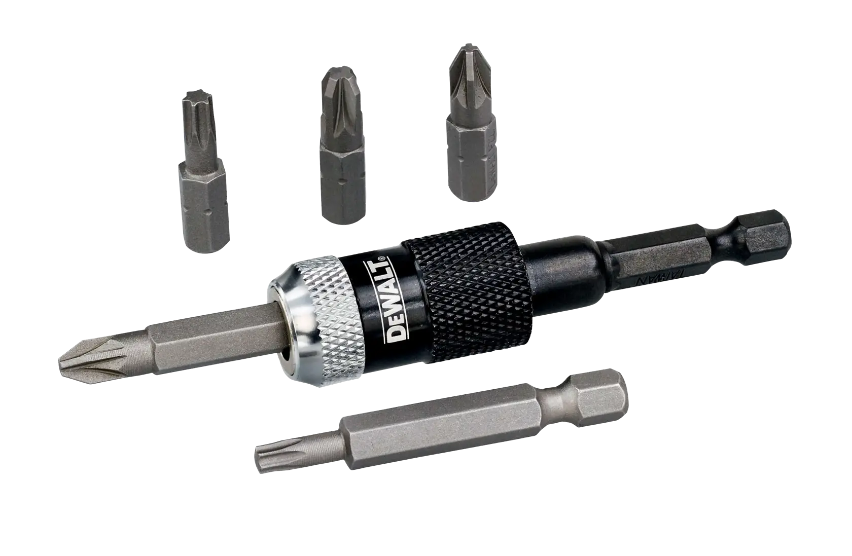 Компактен комплект накрайници за отвертка DEWALT® Rapid Load (6 части)