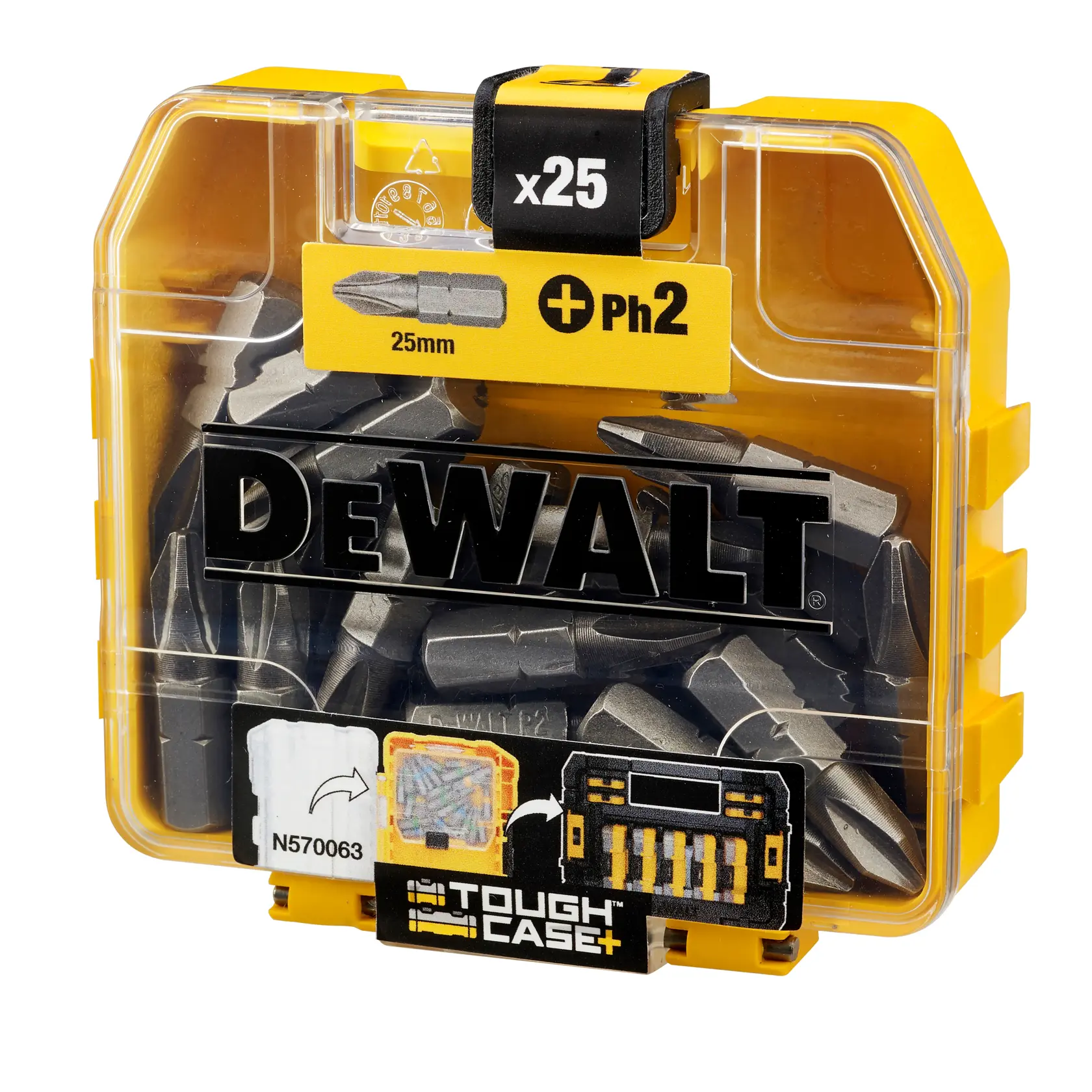 DEWALT® 25 мм високоефективен малък комплект за съхранение (25 части)