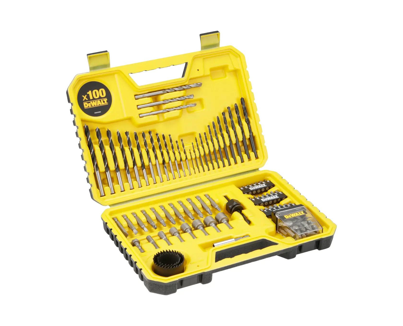 DEWALT® HSS-G Комбиниран комплект накрайници и свредла (100 части)