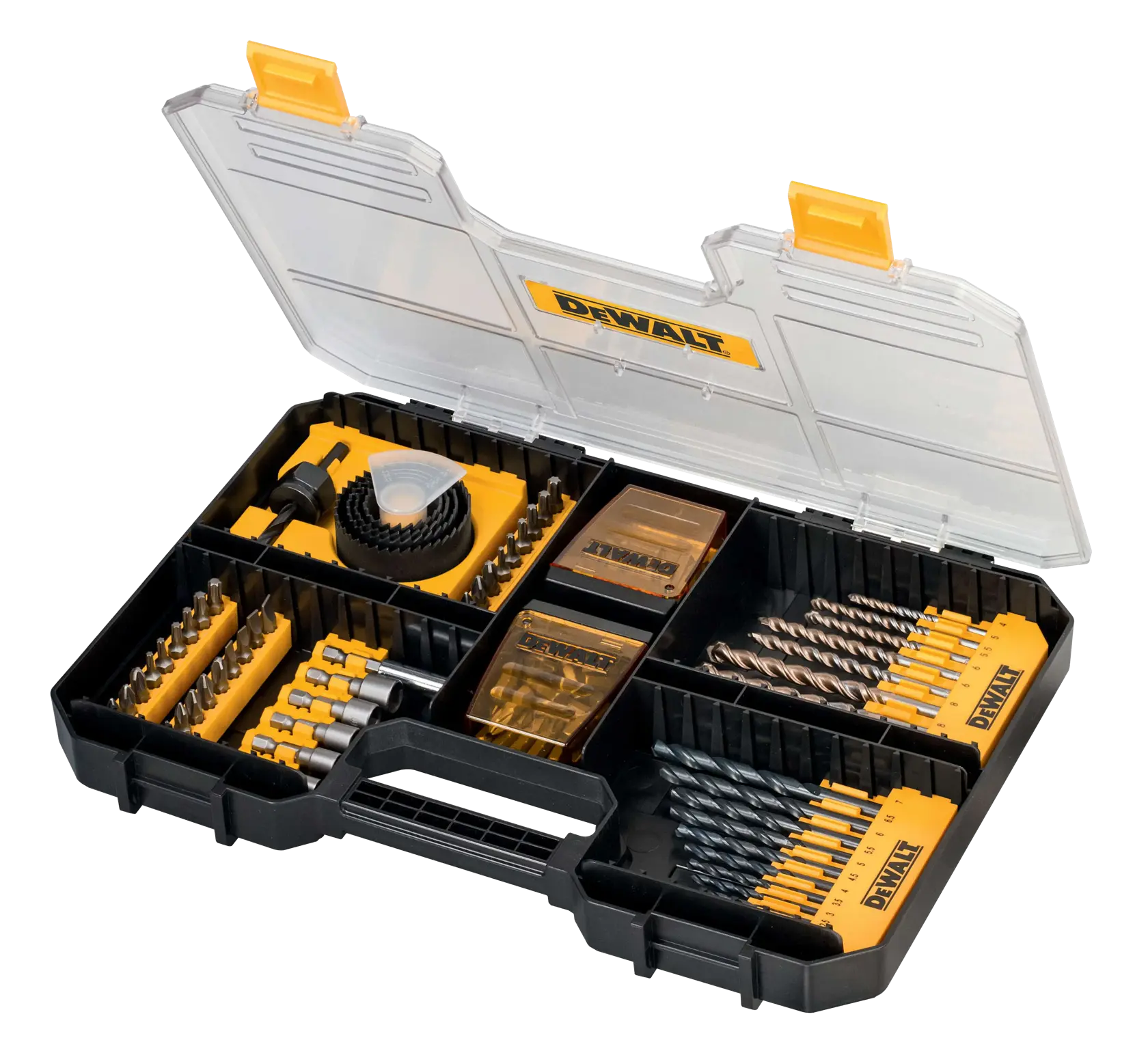 DEWALT® Комплект свредла и накрайници с висока производителност, подходящ за чекмедже TSTAK IV (100 части)