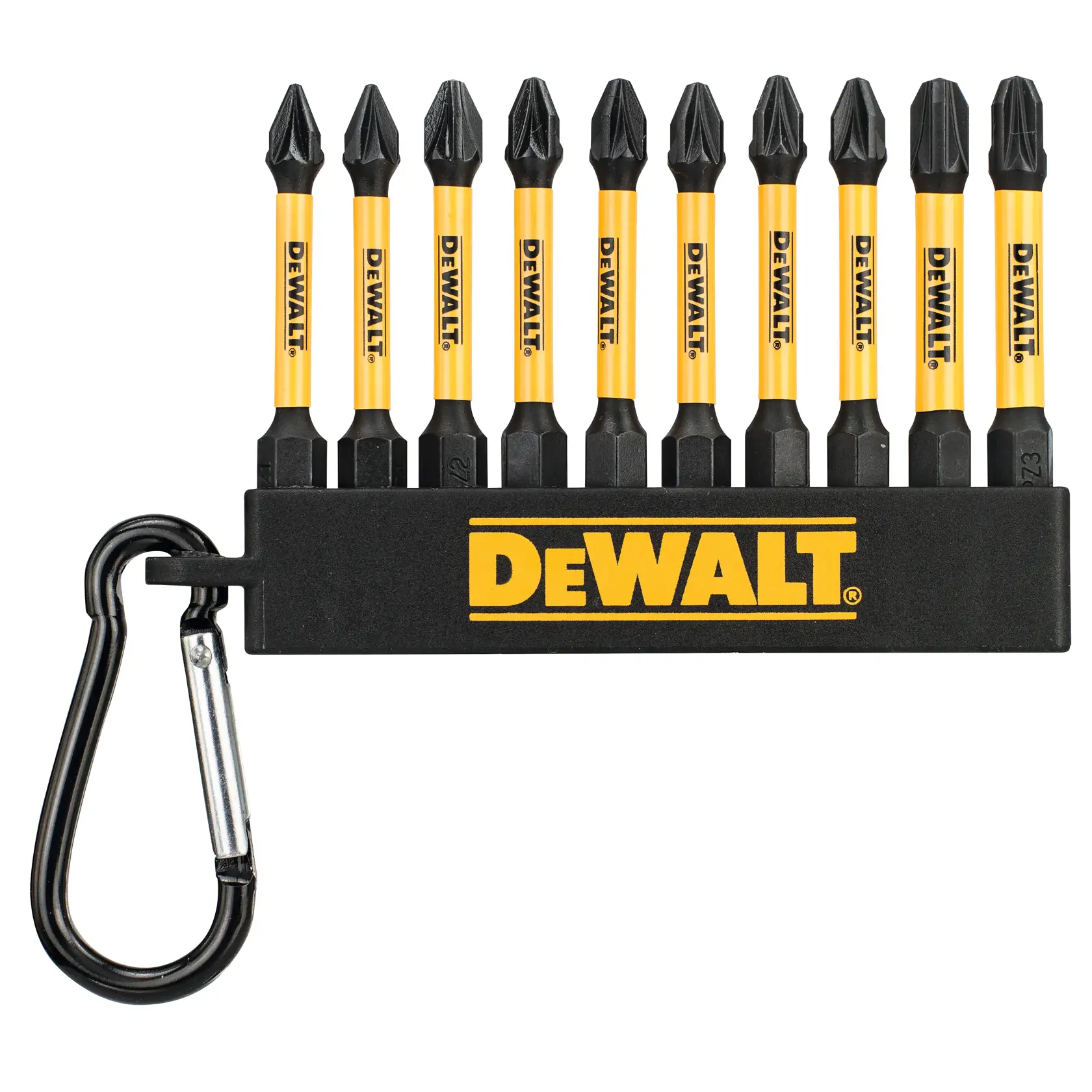 DEWALT® 57 мм смесени Pozi накрайници за ударно натоварване FLEXTORQ® (10 бр.)