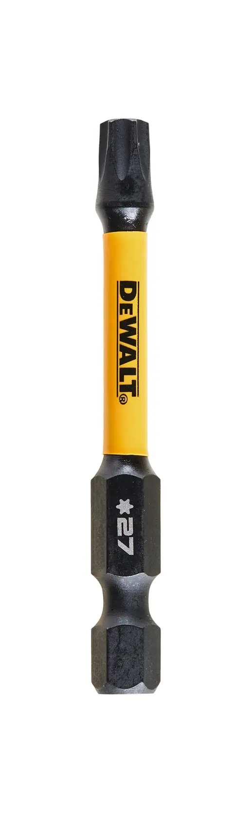DEWALT DT7397T Torsions-Bit mit gelbem Schaft und Sternspitze, Größe T27.