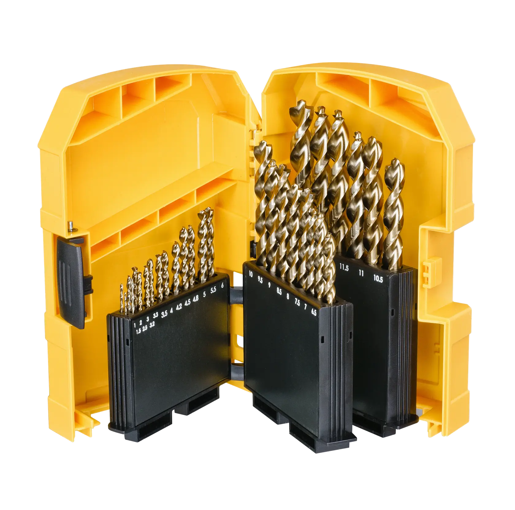 Graphic showing DEWALT XTREME Sub-Compact Series branding with the slogan 'Compact and Performance Packed' on a yellow background.