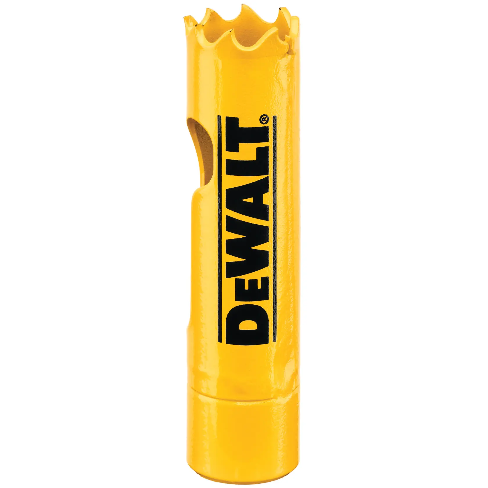 Graphic showing DEWALT XTREME Sub-Compact Series branding with the slogan 'Compact and Performance Packed' on a yellow background.
