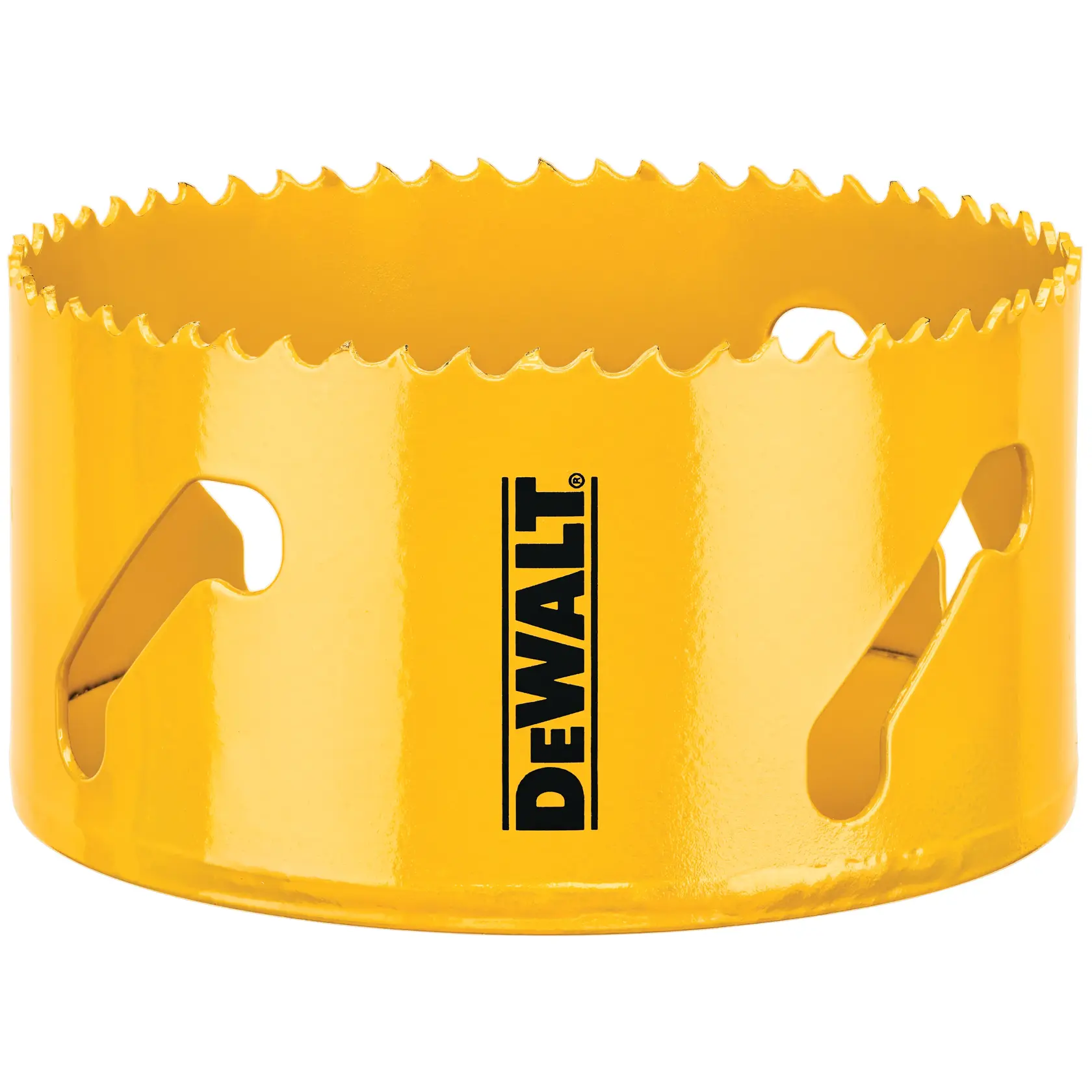 Graphic showing DEWALT XTREME Sub-Compact Series branding with the slogan 'Compact and Performance Packed' on a yellow background.