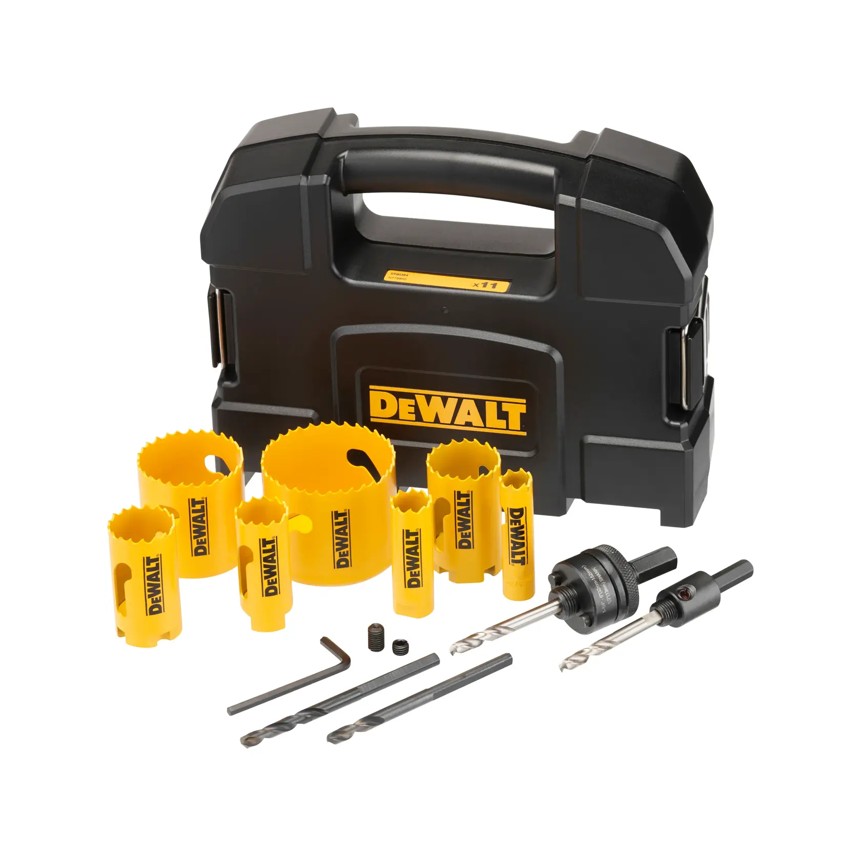 DEWALT® Extreme Биметален комплект боркорони за електротехници (11 части)