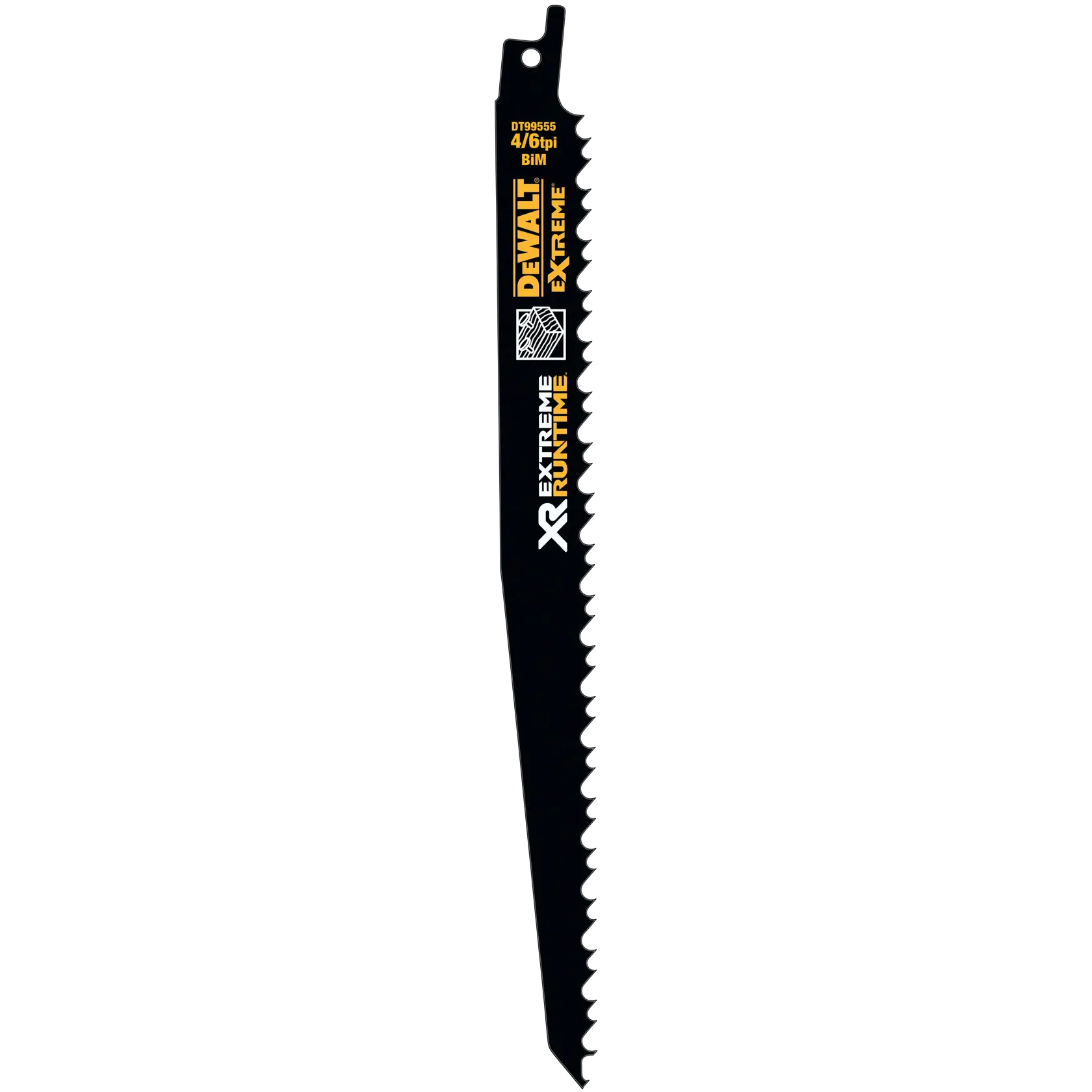 Graphic showing DEWALT XTREME Sub-Compact Series branding with the slogan 'Compact and Performance Packed' on a yellow background.