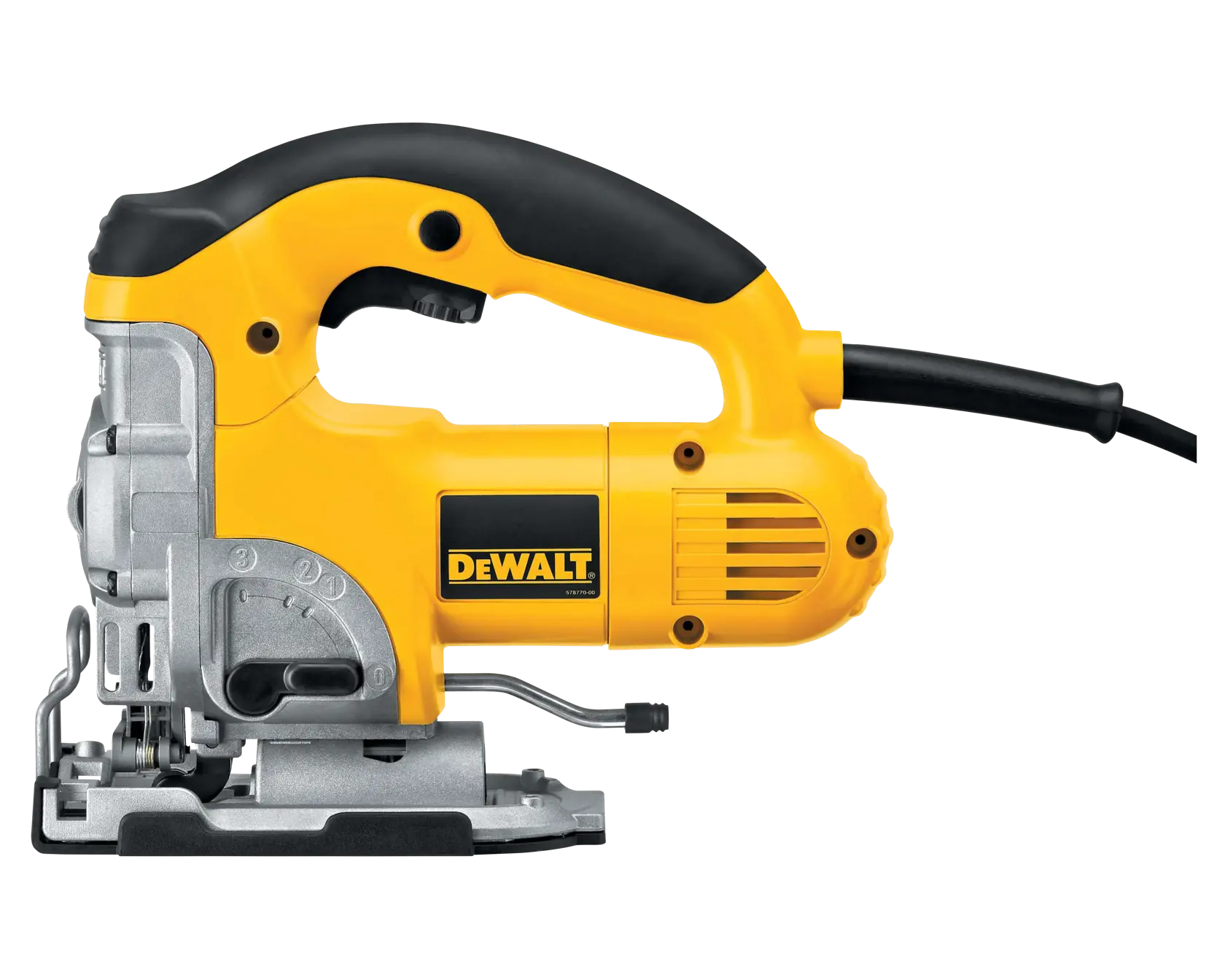 Jig Saw Kit in action on a wooden plank.